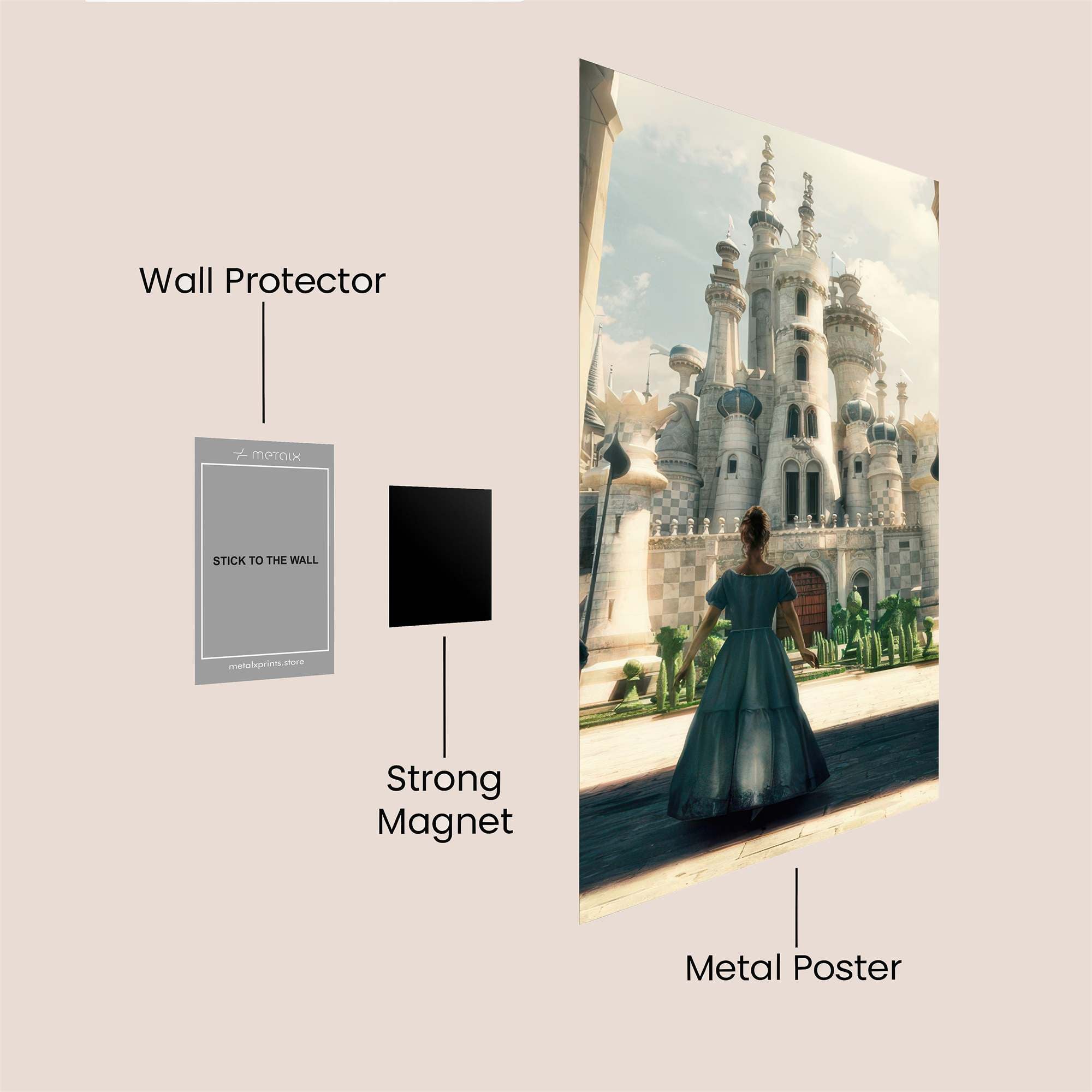 Cinderella Enchanted Safe Wall Magnetic / M