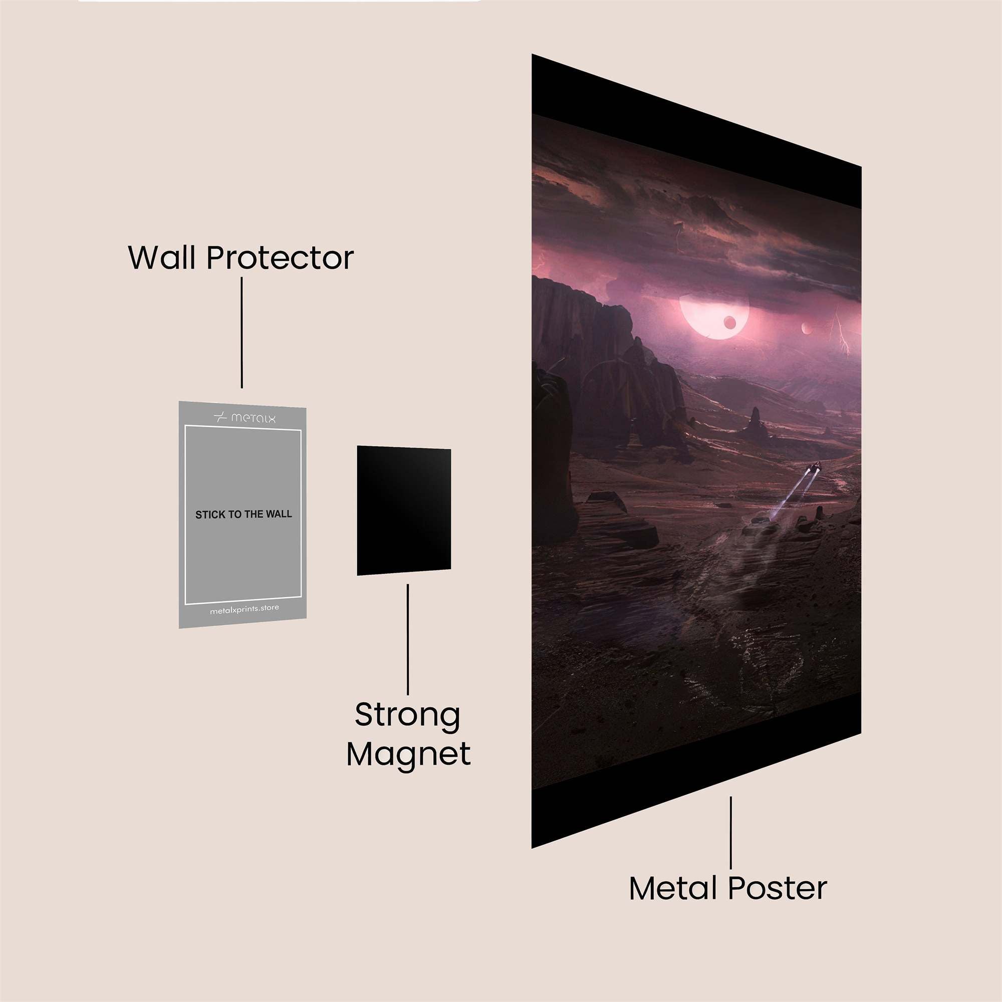 Alien Serenity Safe Wall Magnetic / M