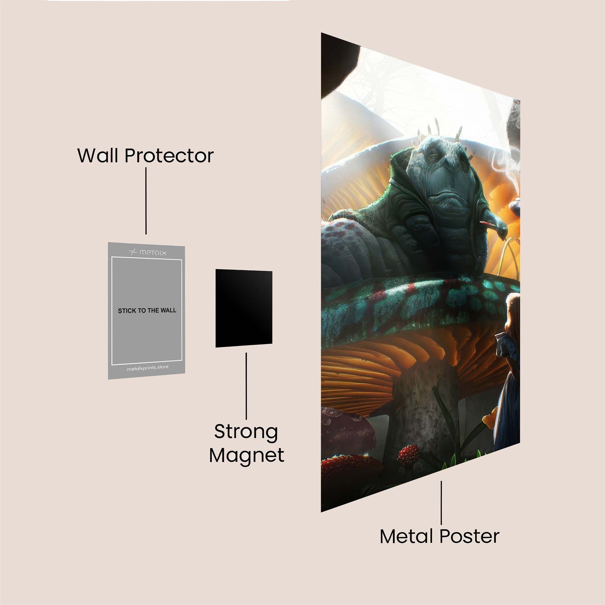 Caterpillar Enigma Safe Wall Magnetic / M