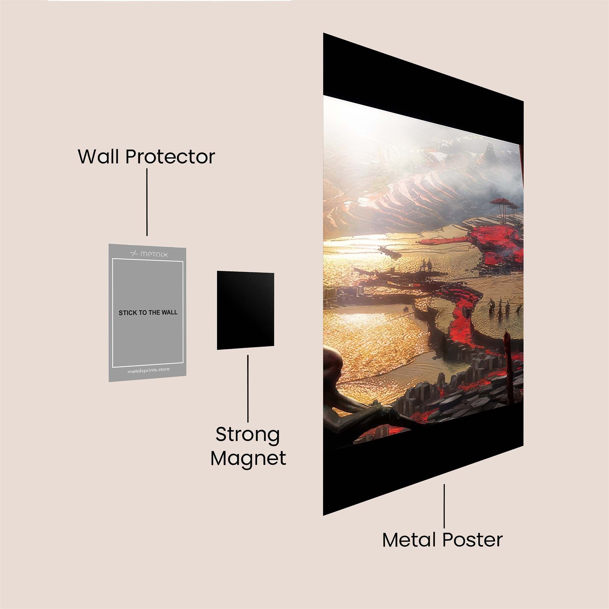 Knight's Inferno Safe Wall Magnetic / M