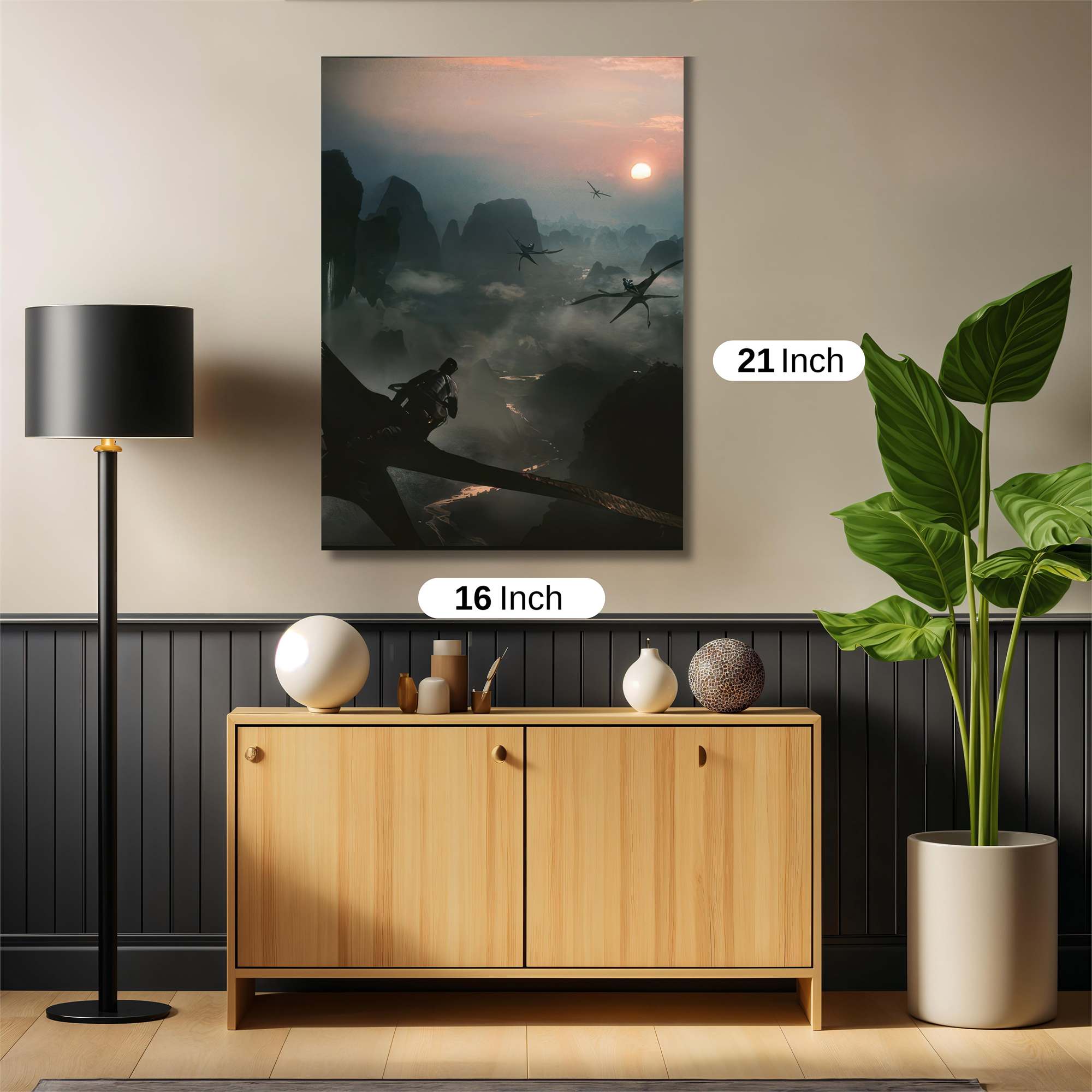 Pterosaur Twilight Safe Wall Magnetic / M