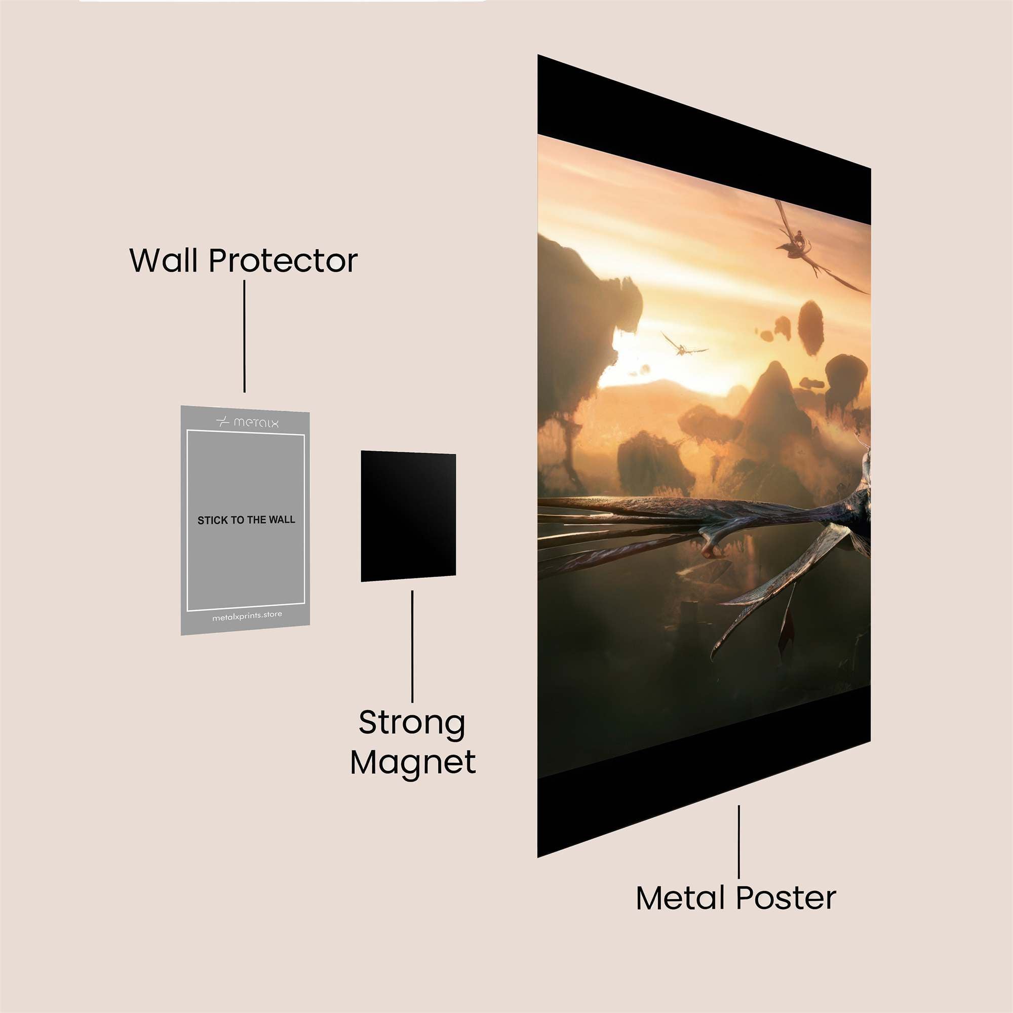 Ikran Flight Safe Wall Magnetic / M