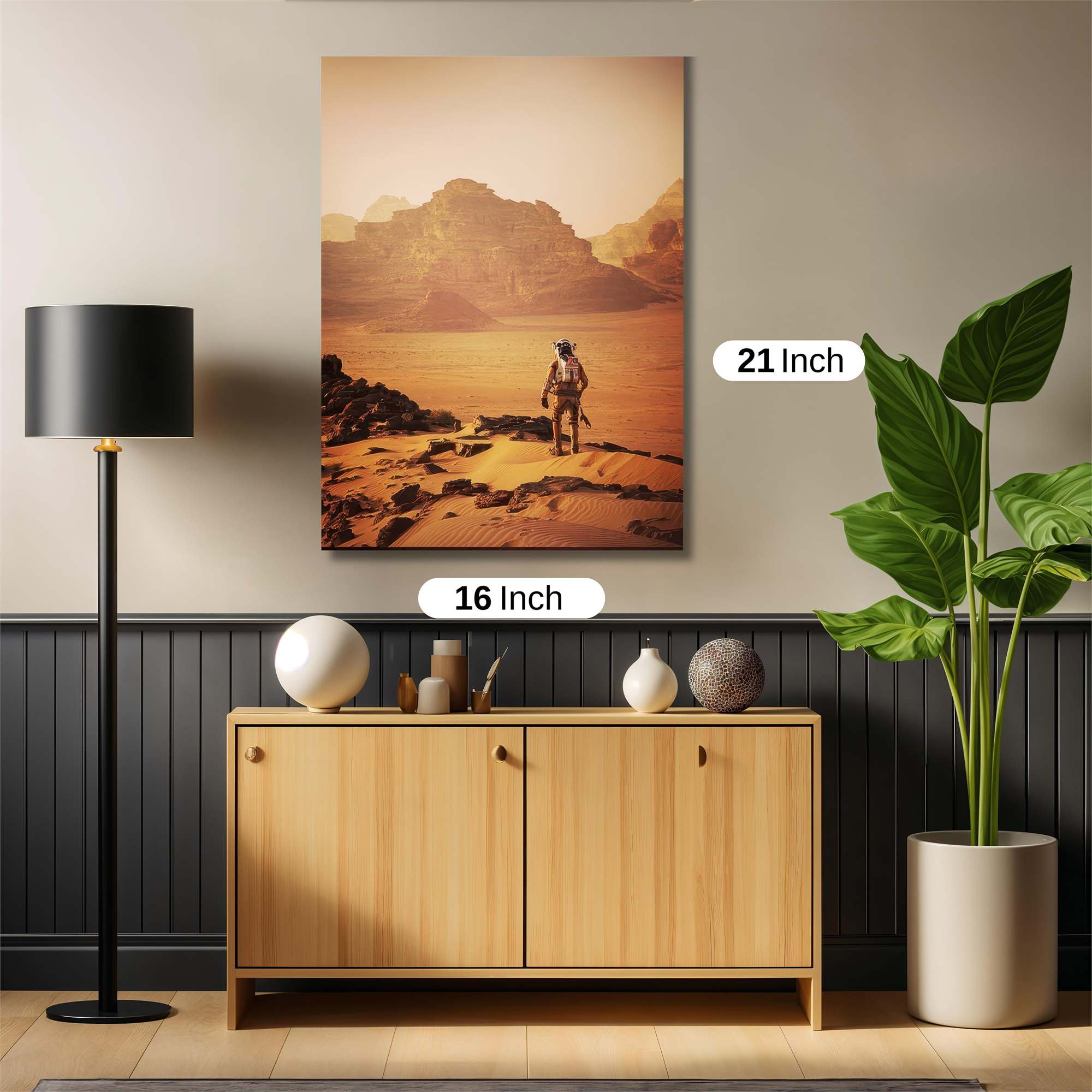 Martian Solitude Safe Wall Magnetic / M