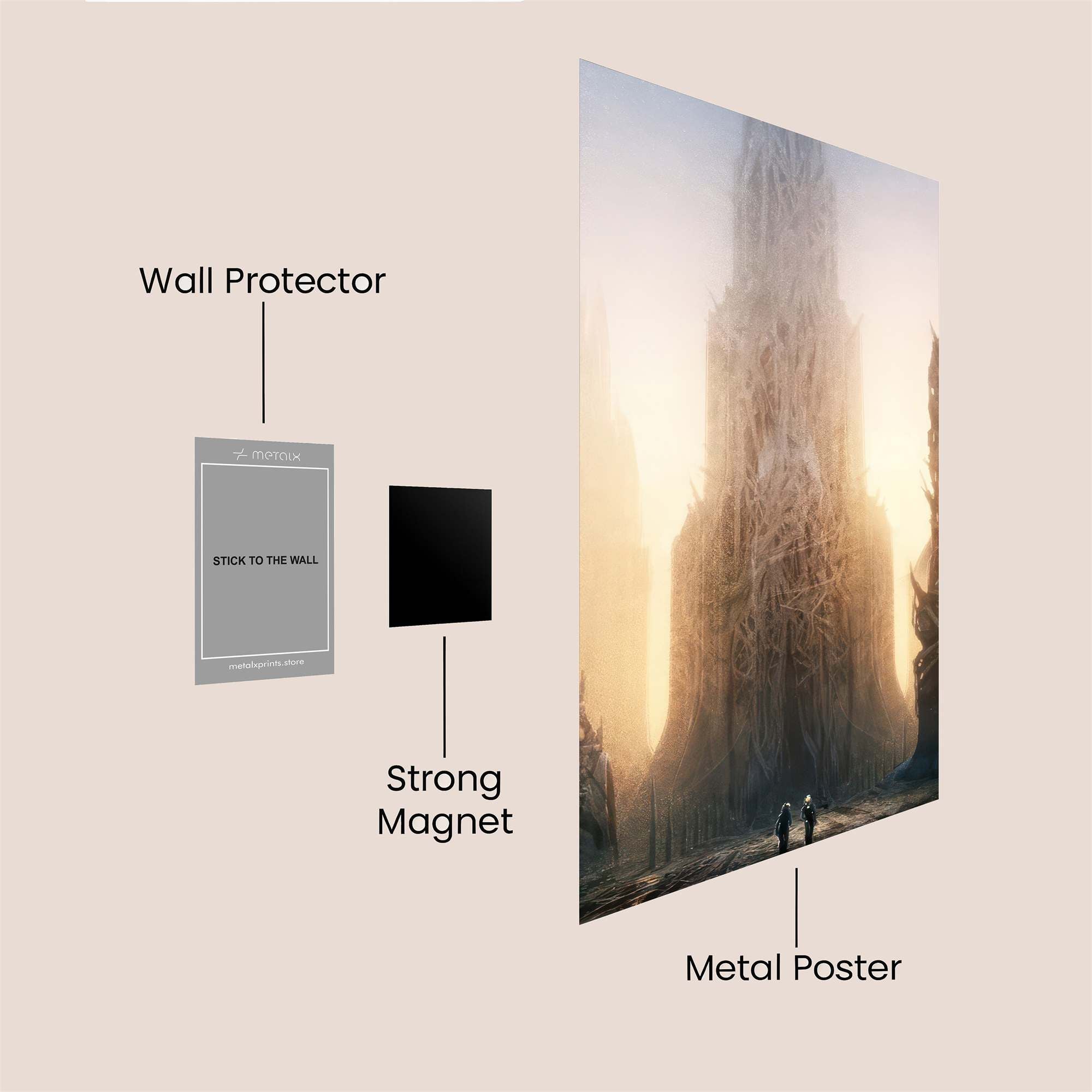 Ruined Serenity Safe Wall Magnetic / M