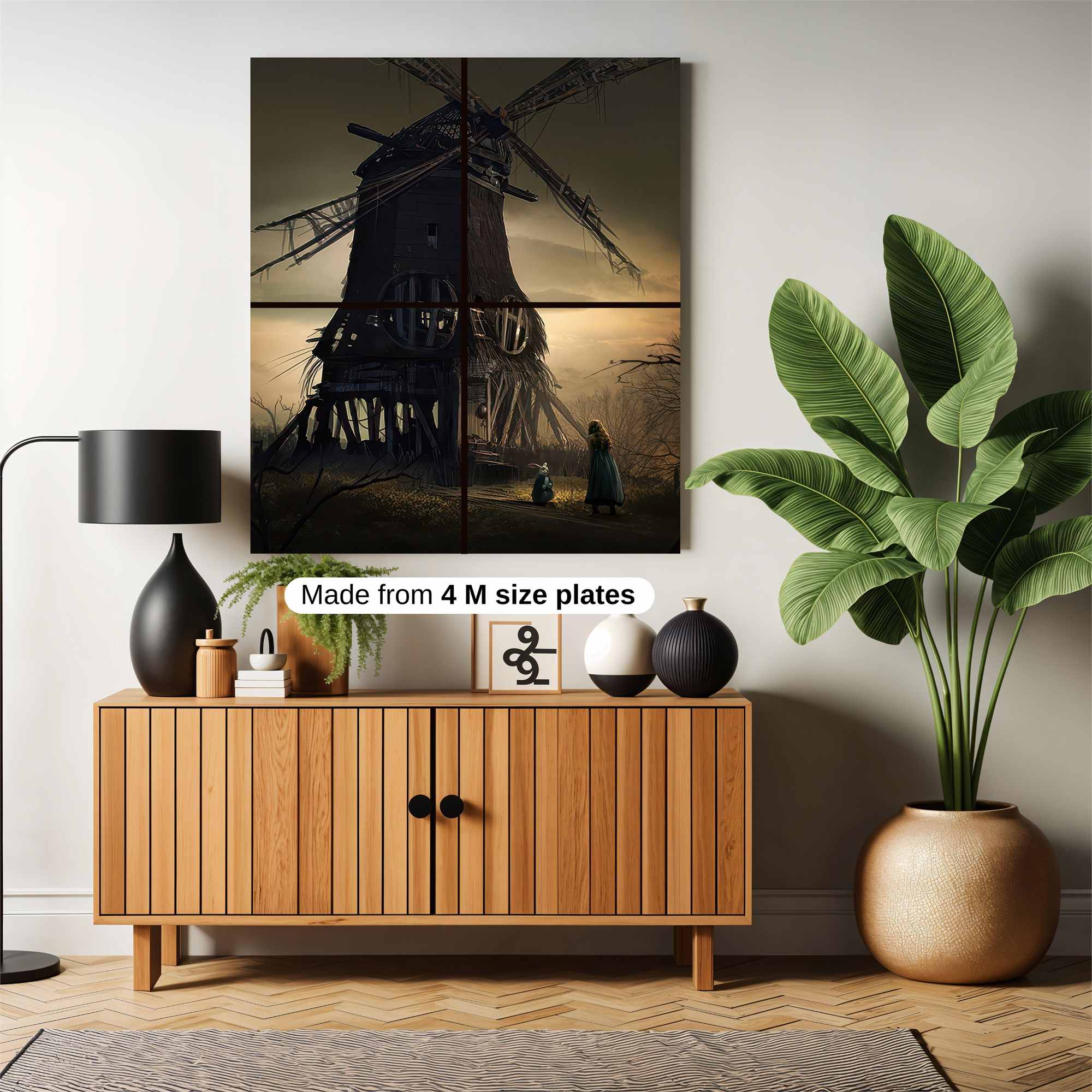 Haunted Windmill Safe Wall Magnetic / M