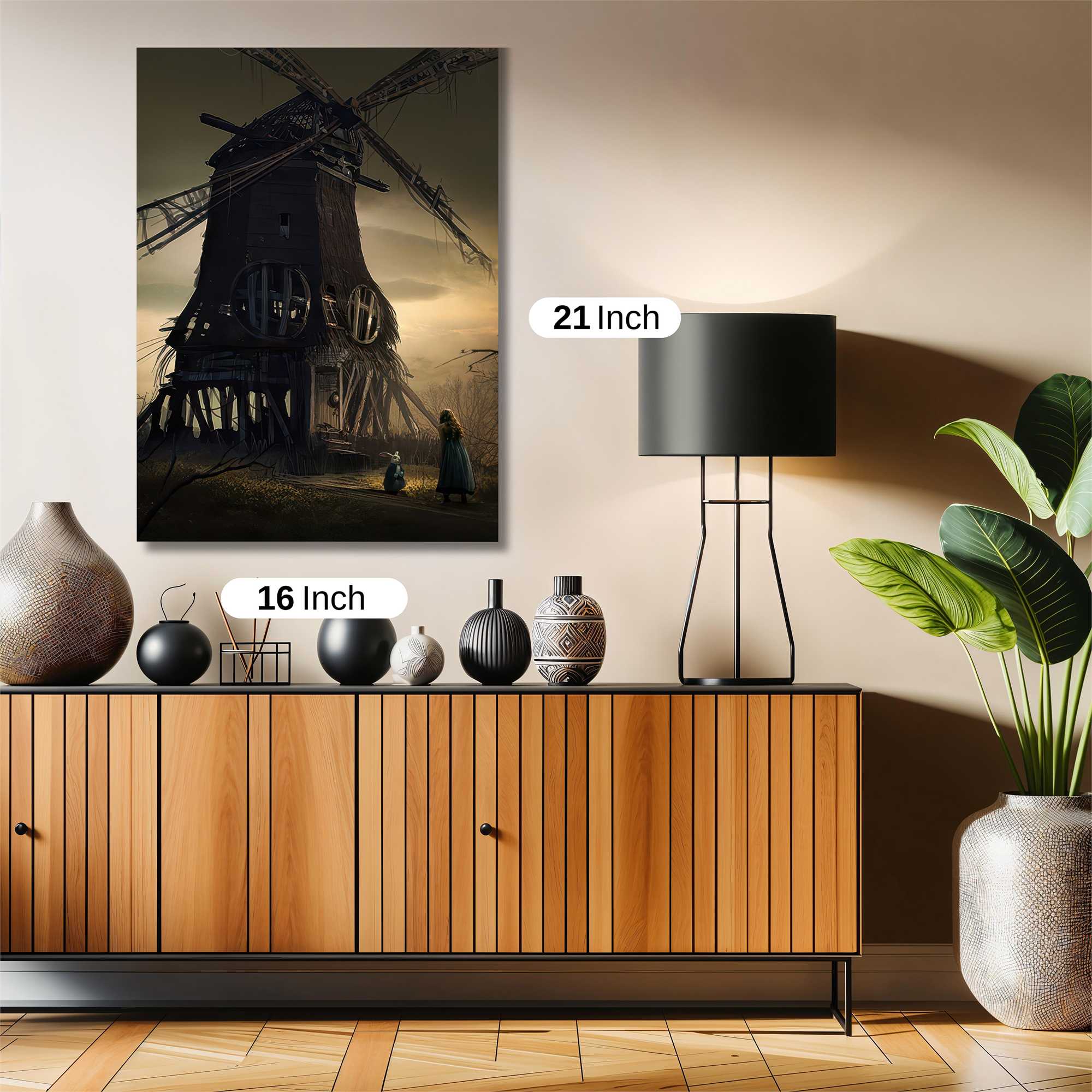 Haunted Windmill Safe Wall Magnetic / M