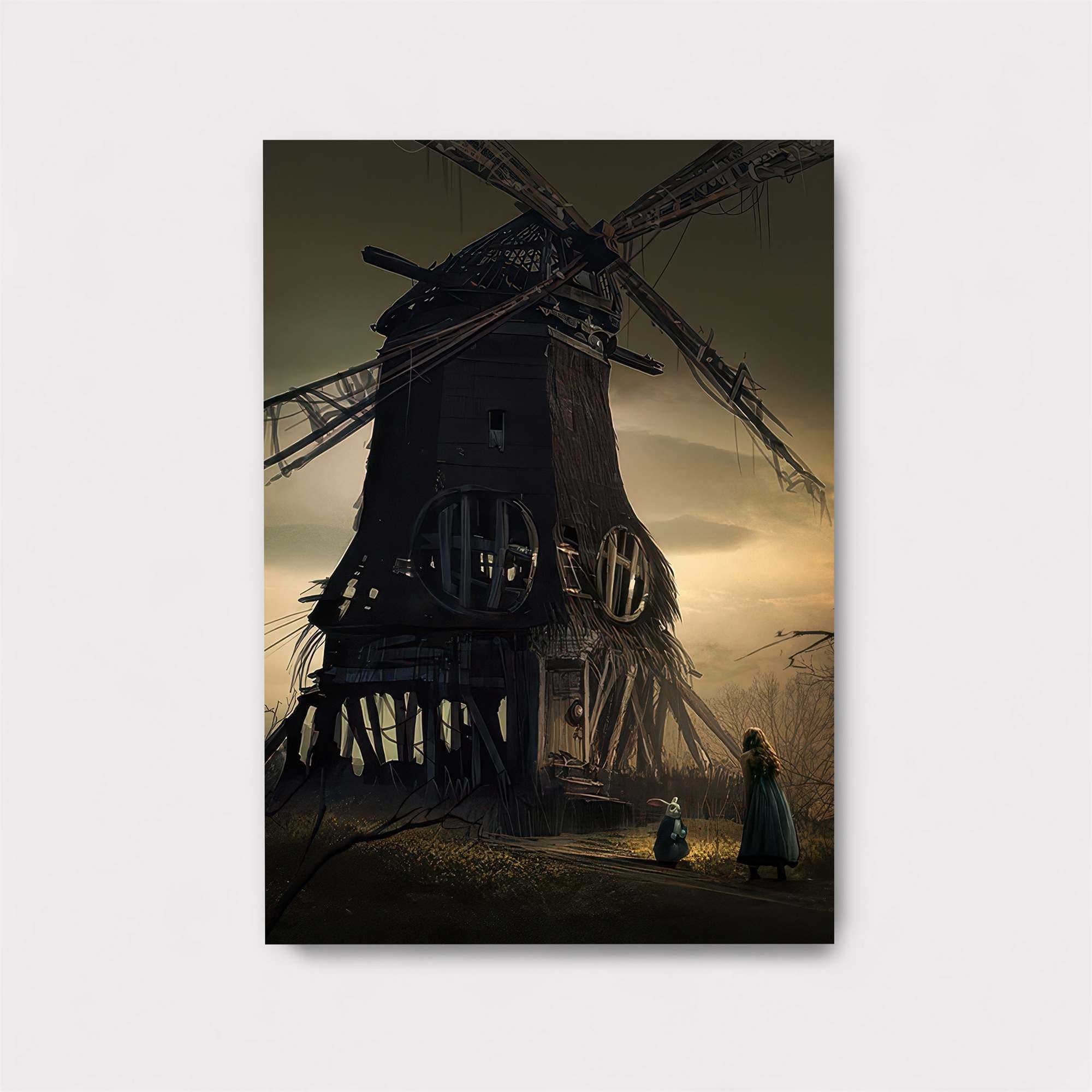 Haunted Windmill Safe Wall Magnetic / M