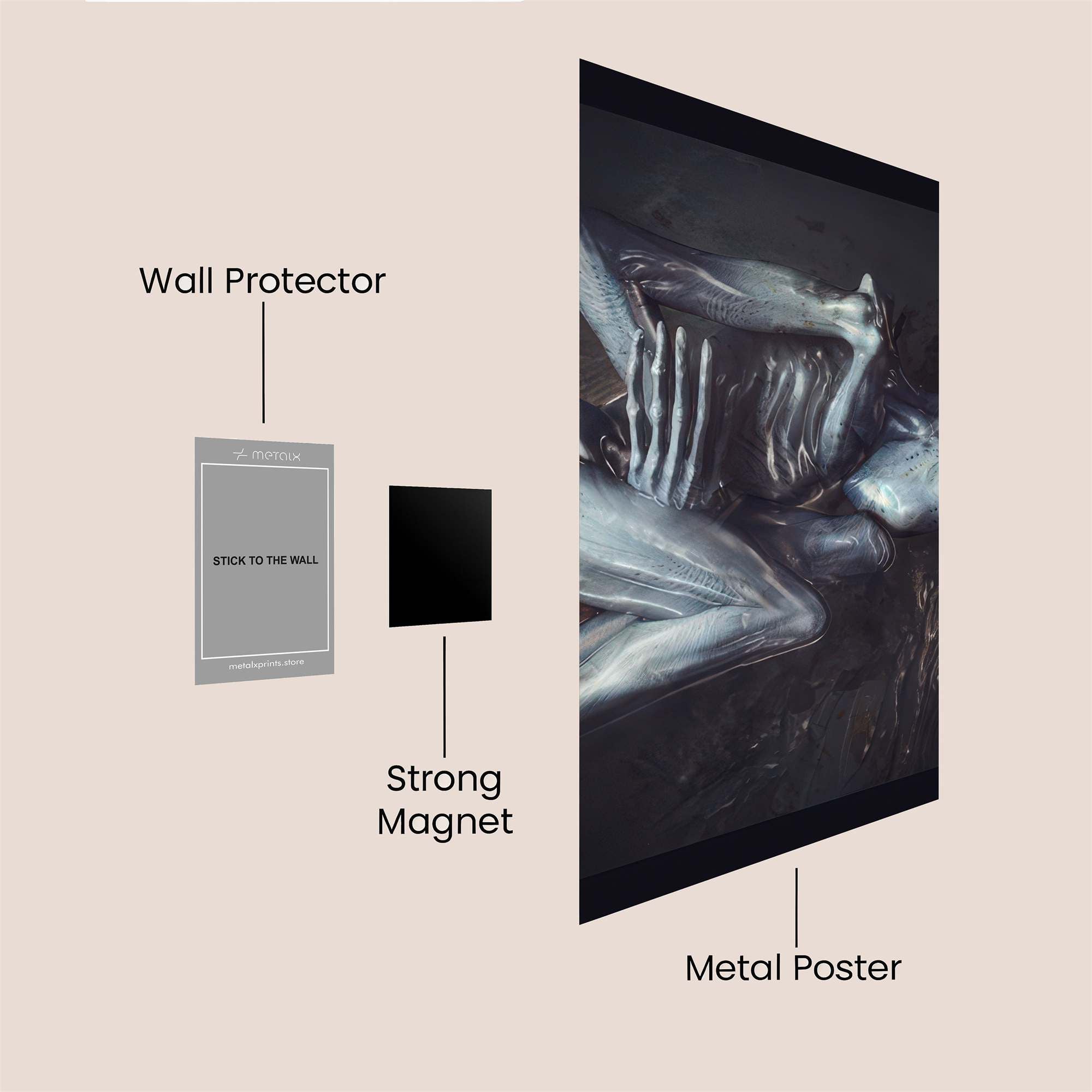 Alien Embrace Safe Wall Magnetic / M