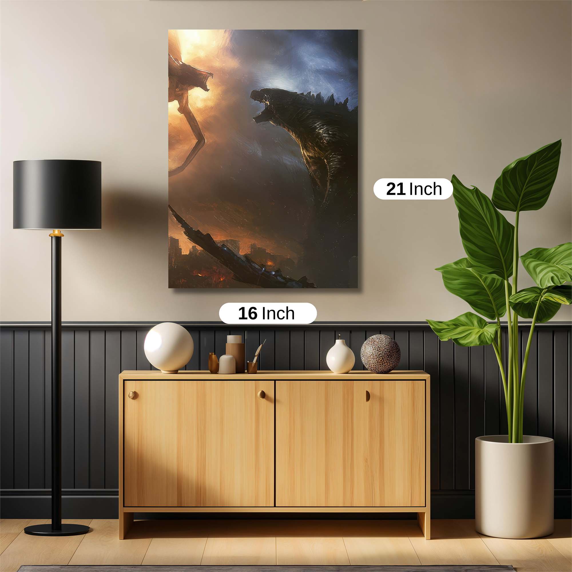 Godzilla Clash Safe Wall Magnetic / M