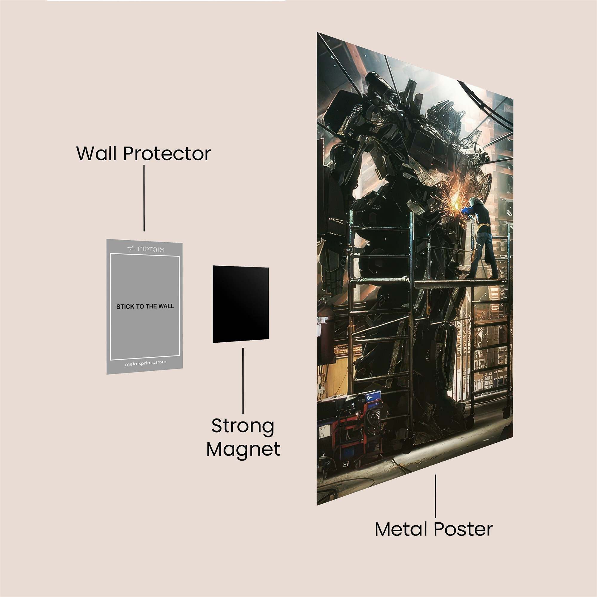 Titanic Forge Safe Wall Magnetic / M