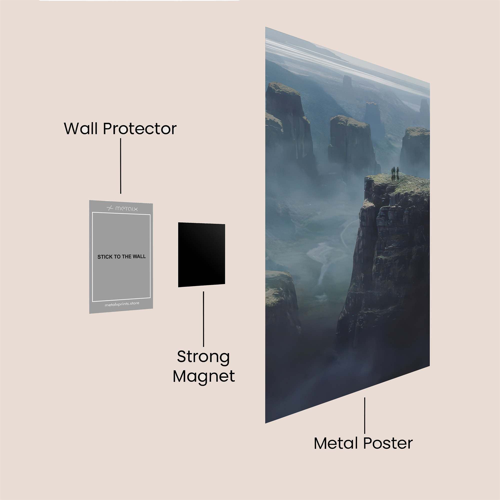 Mystic Vista Safe Wall Magnetic / M