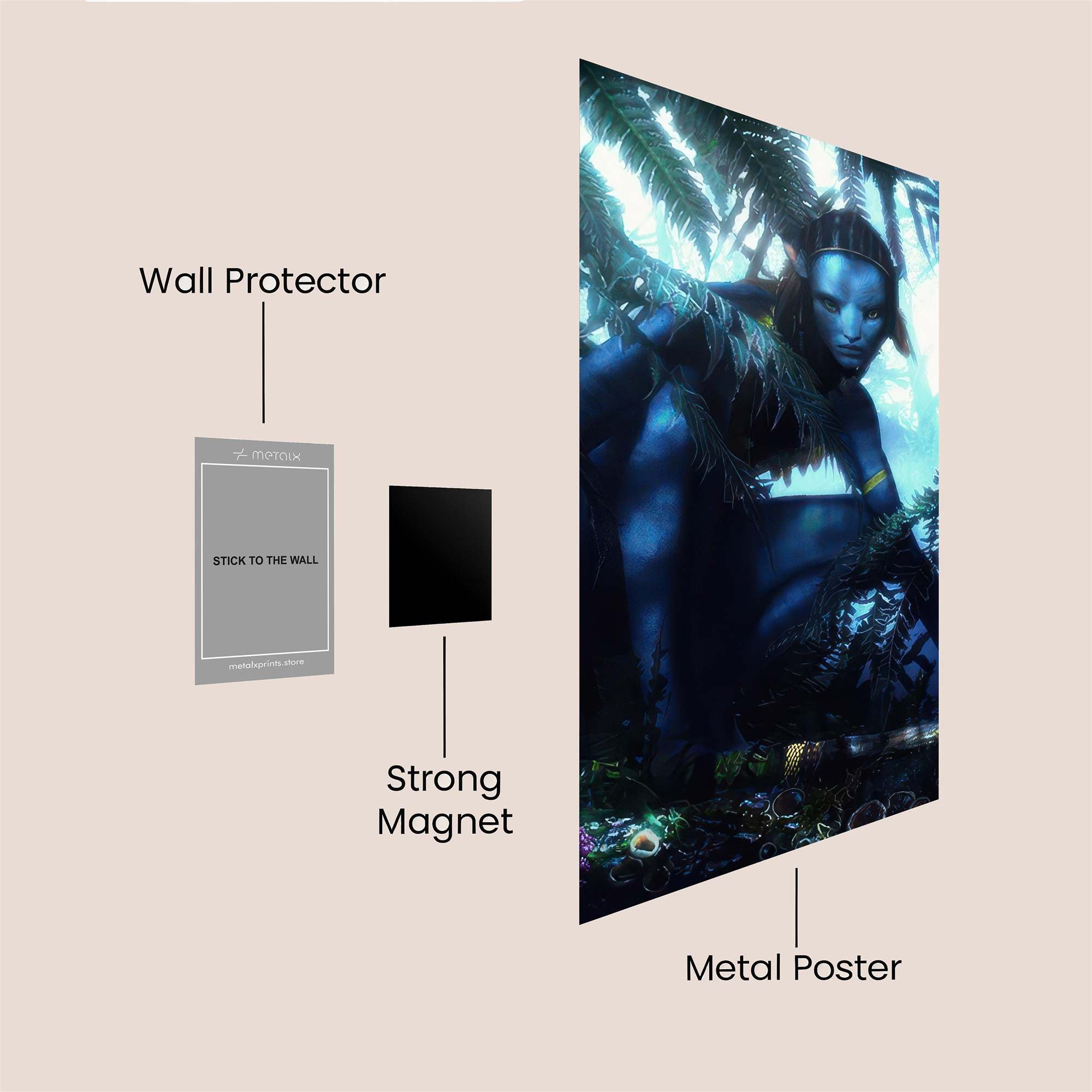 Na'vi Enigma Safe Wall Magnetic / M