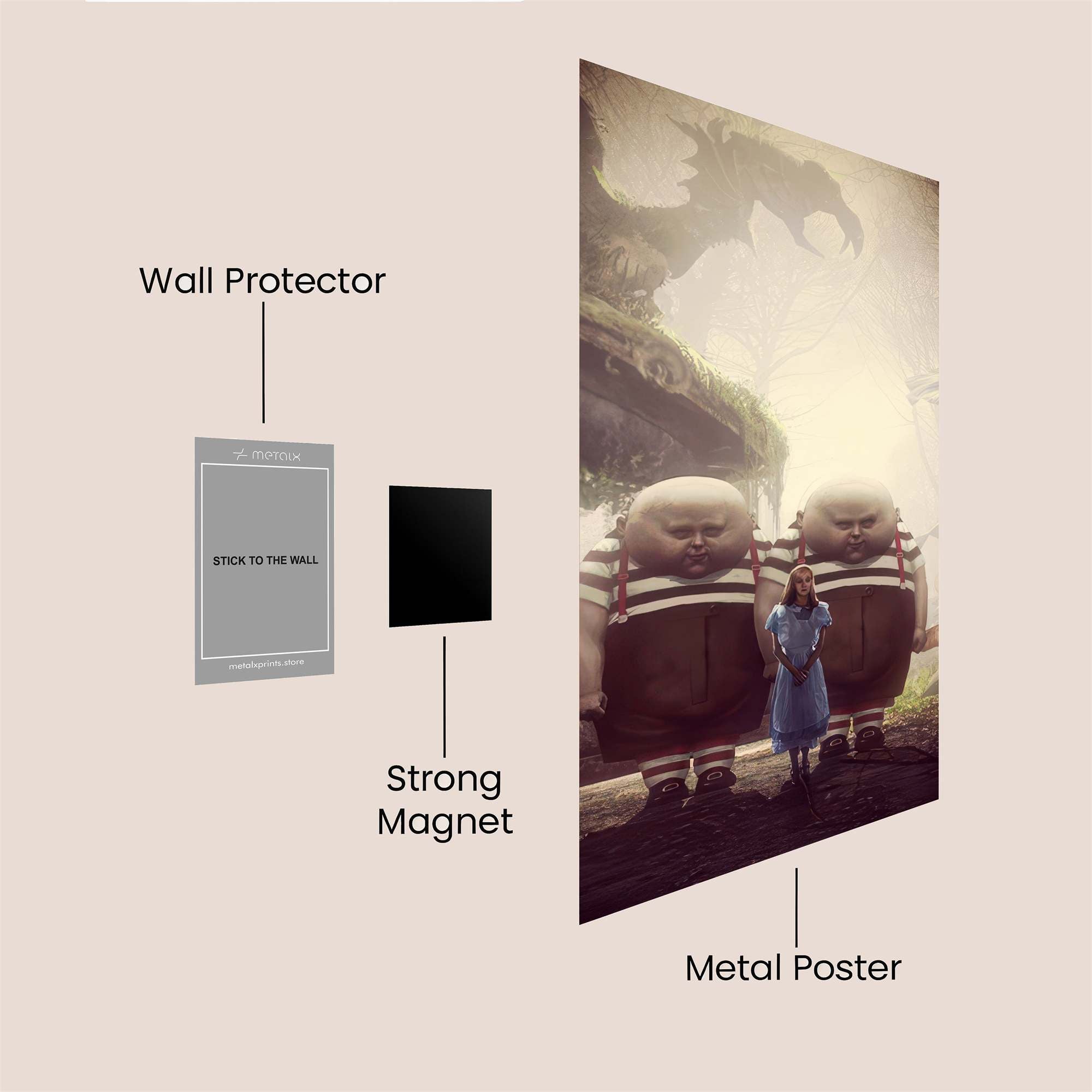 Alice Enigmatic Safe Wall Magnetic / M