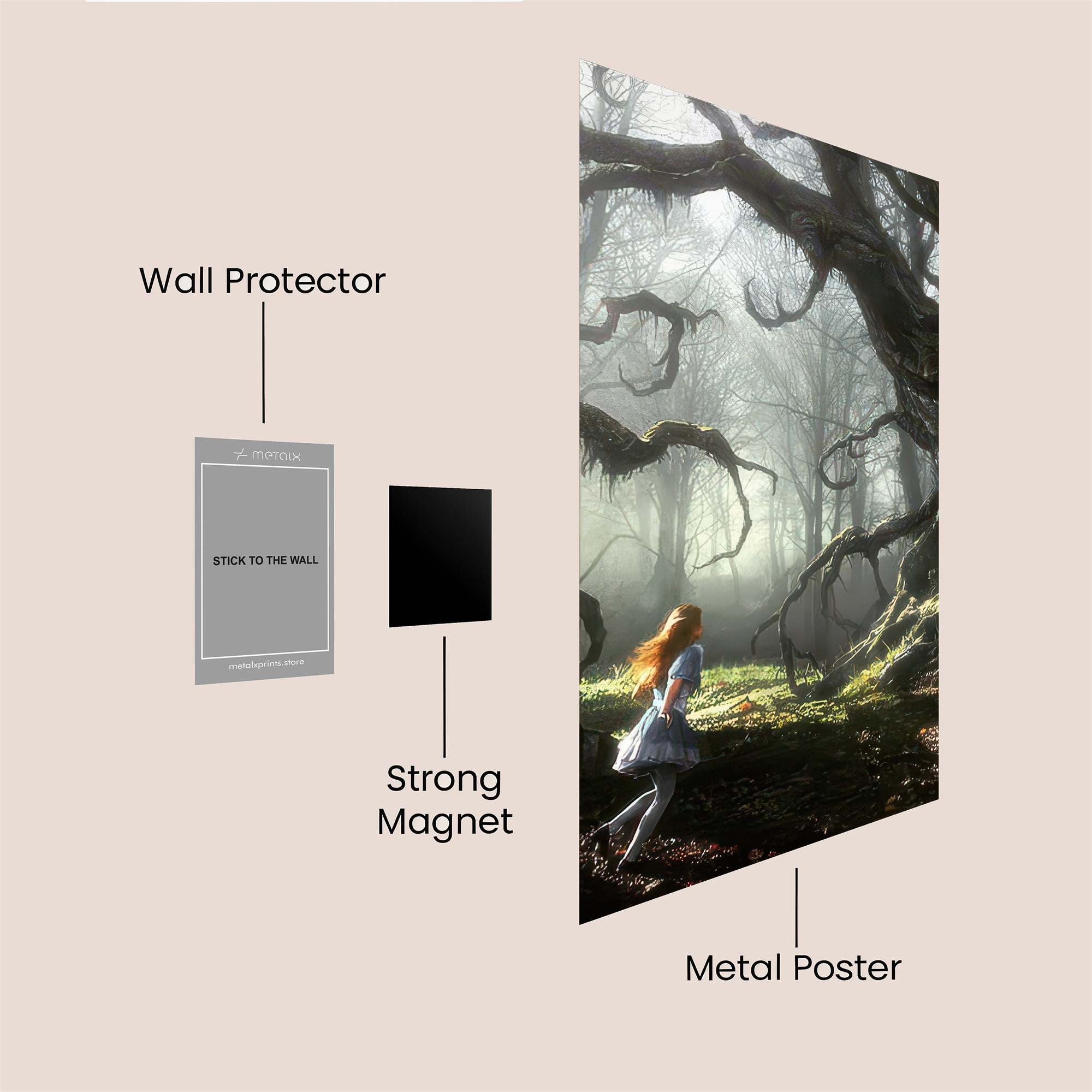 Alice Enigmatic Safe Wall Magnetic / M