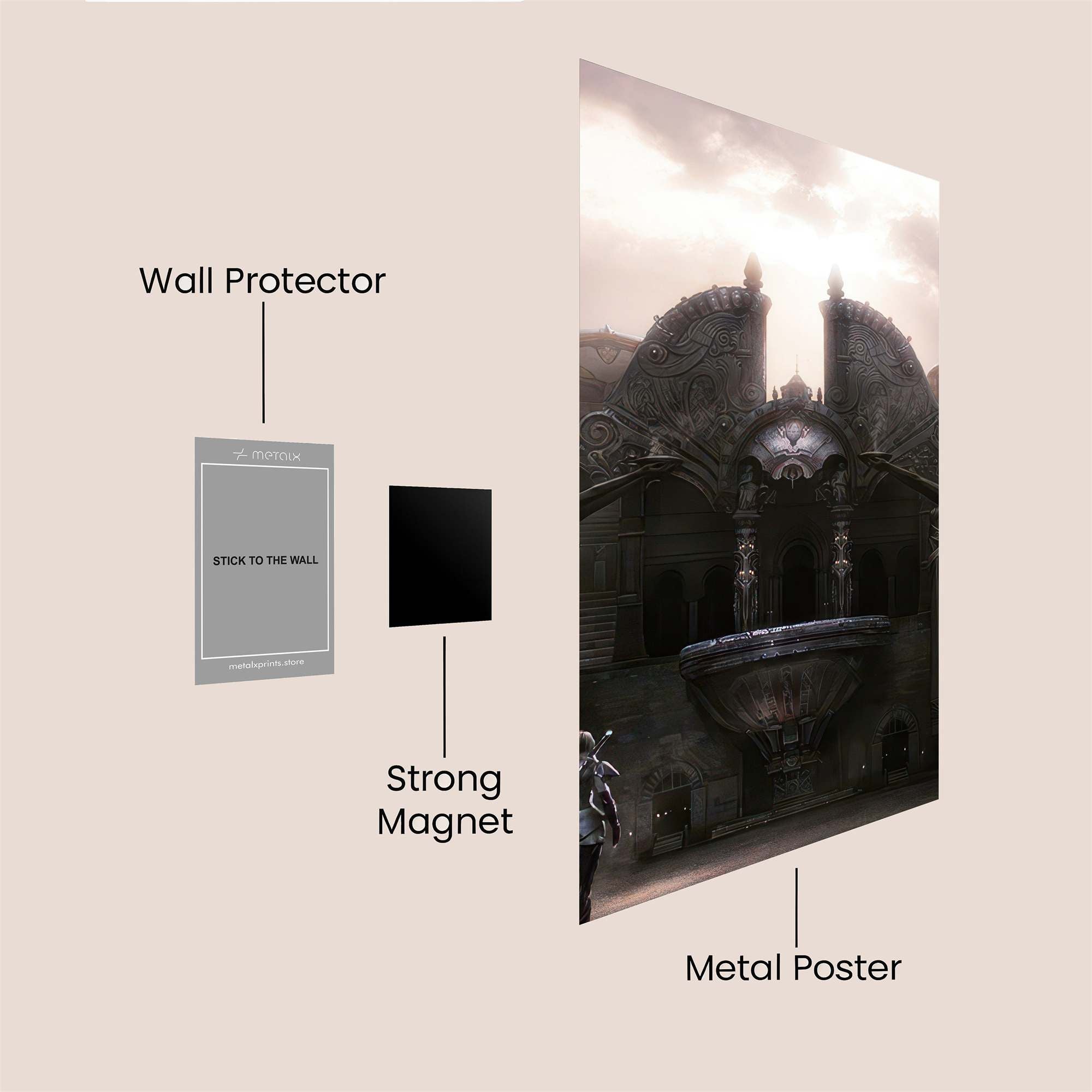 Gargoyle Majesty Safe Wall Magnetic / M