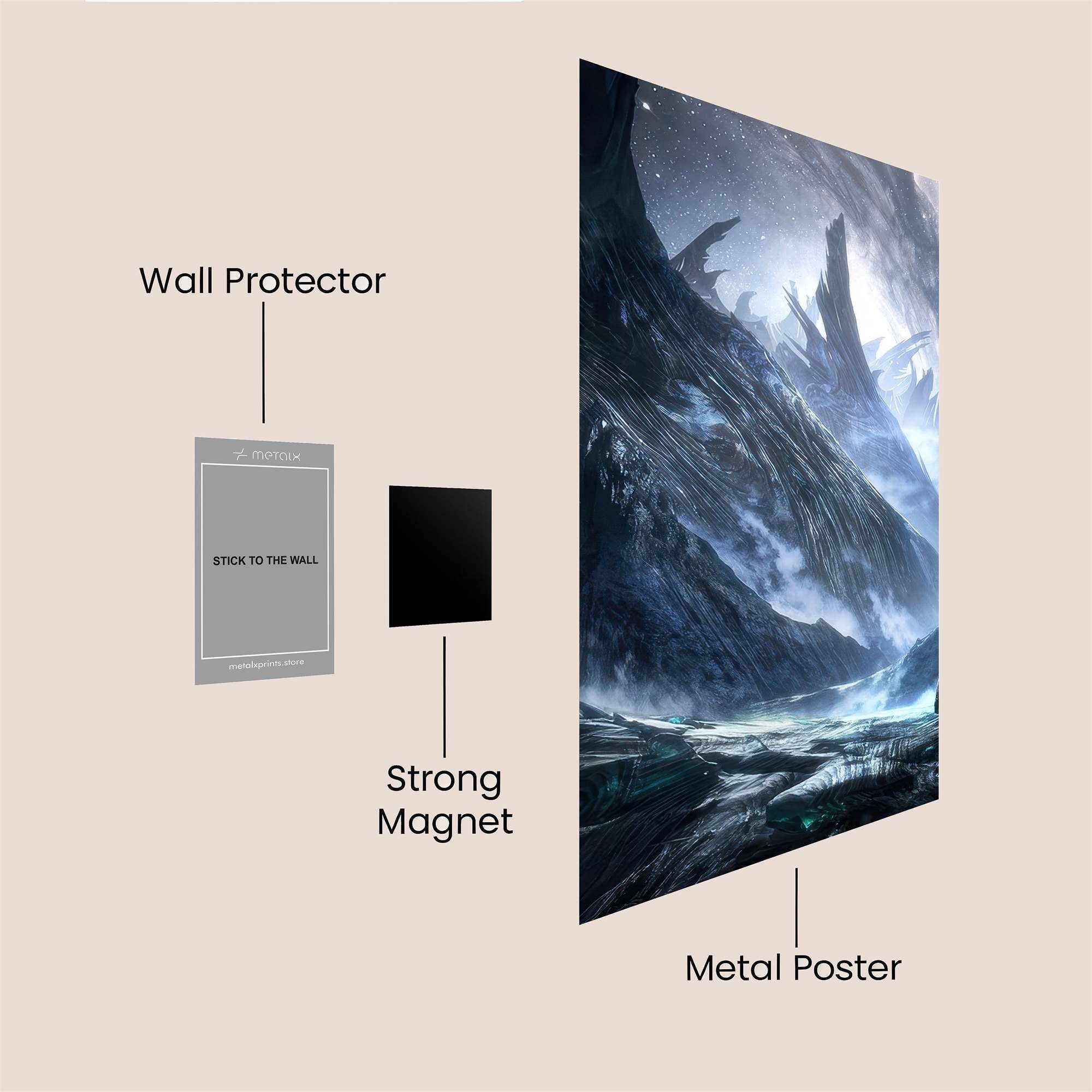Explorer's Abyss Safe Wall Magnetic / M