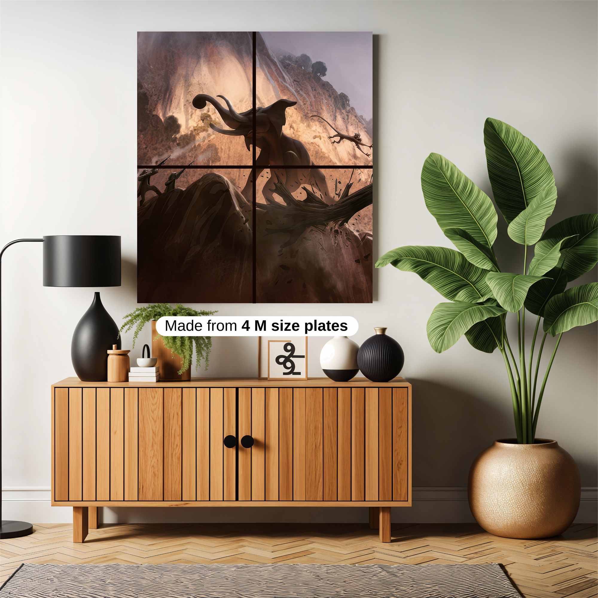 Elephant Rampage Safe Wall Magnetic / M