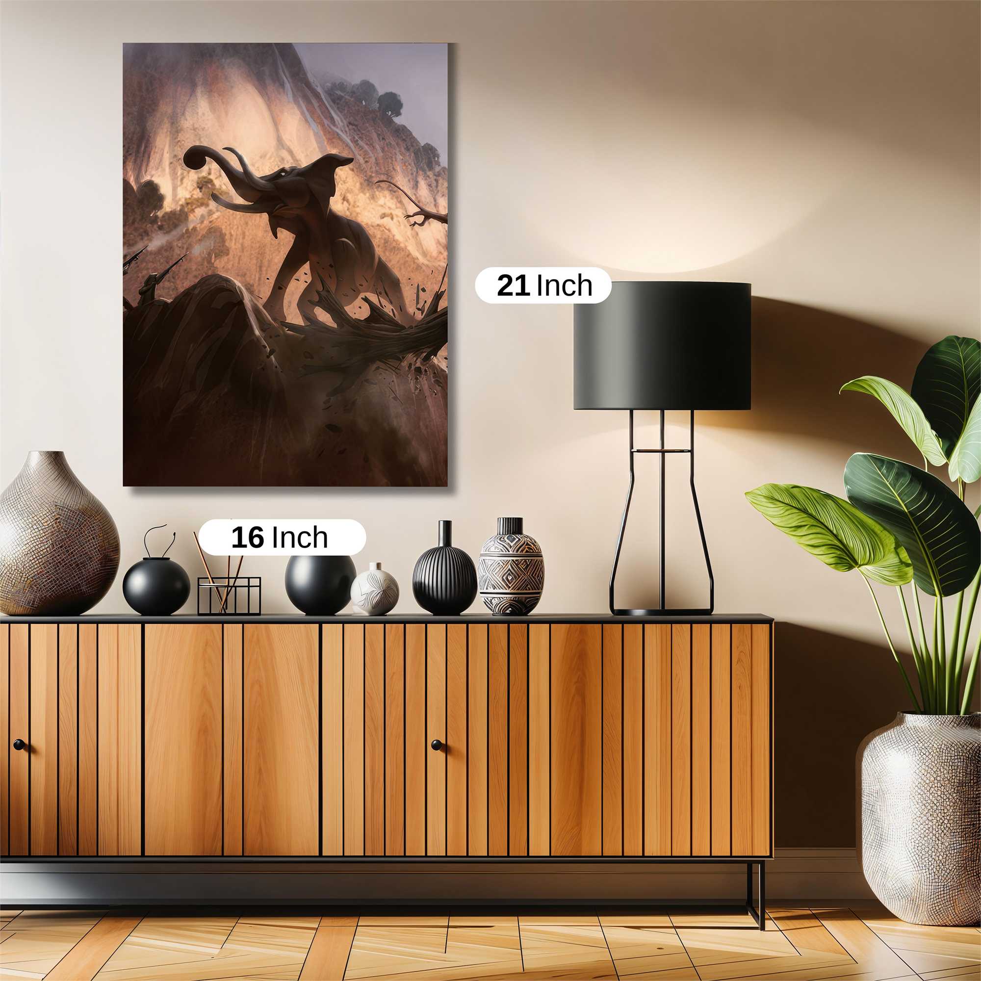 Elephant Rampage Safe Wall Magnetic / M