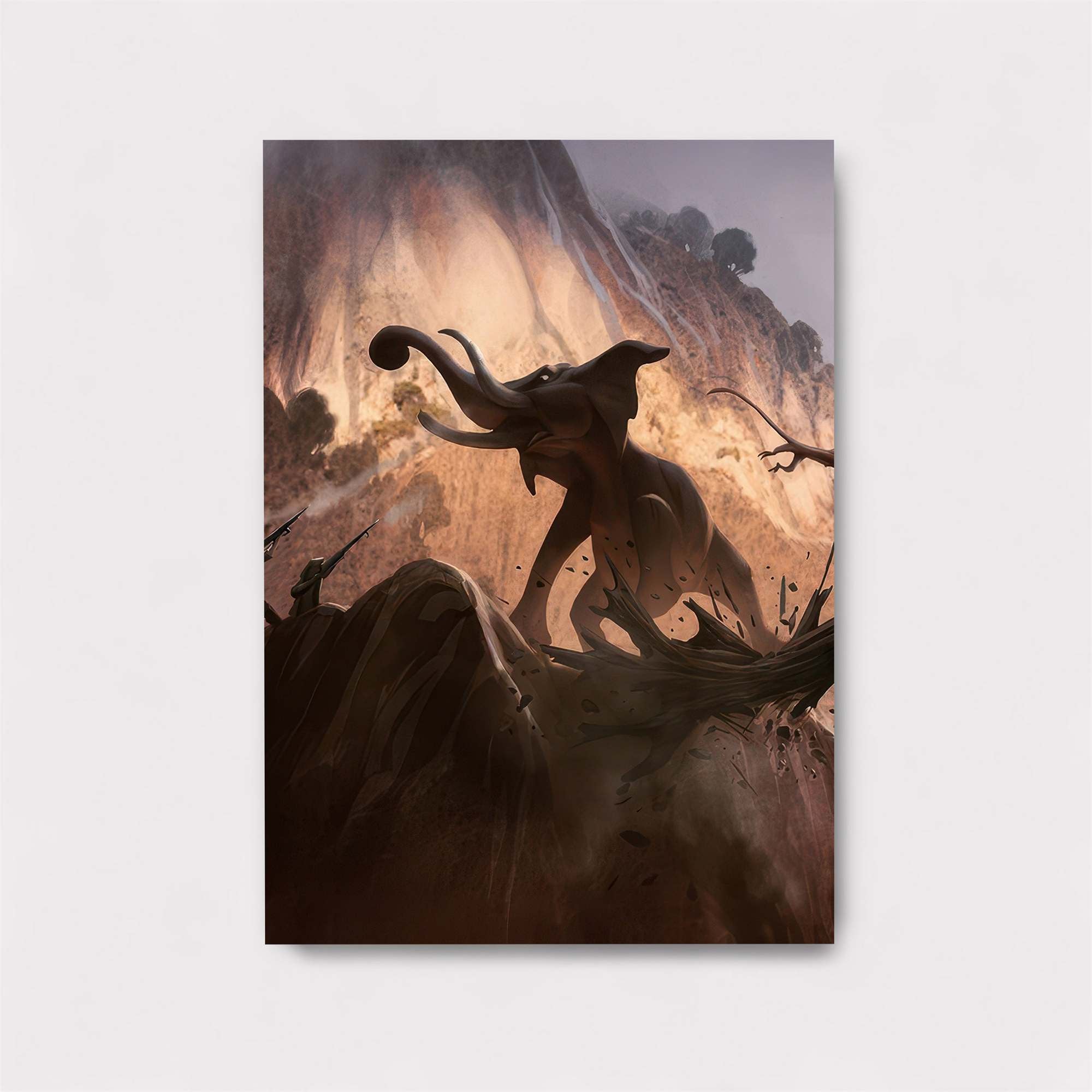 Elephant Rampage Safe Wall Magnetic / M