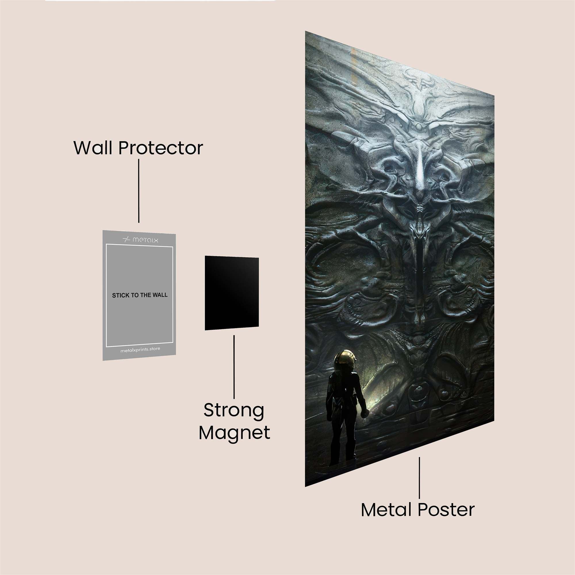 Alien Enigma Safe Wall Magnetic / M