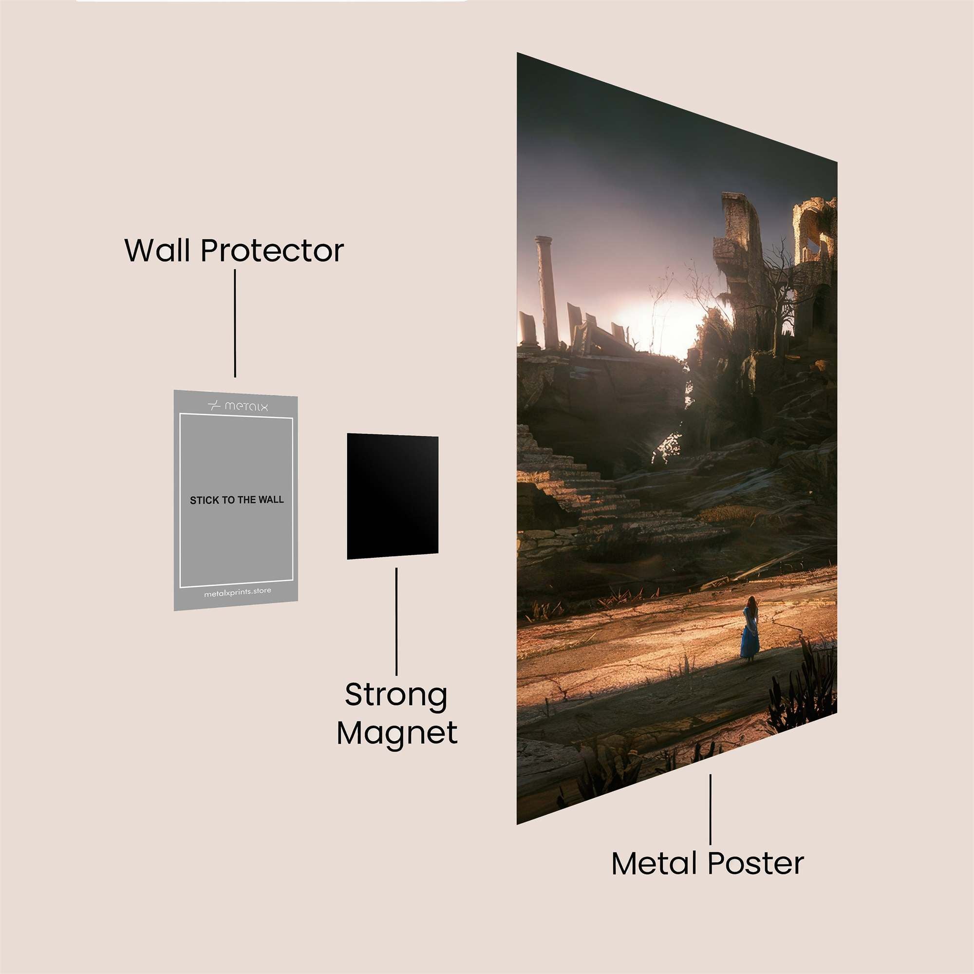 Ruins Reverie Safe Wall Magnetic / M
