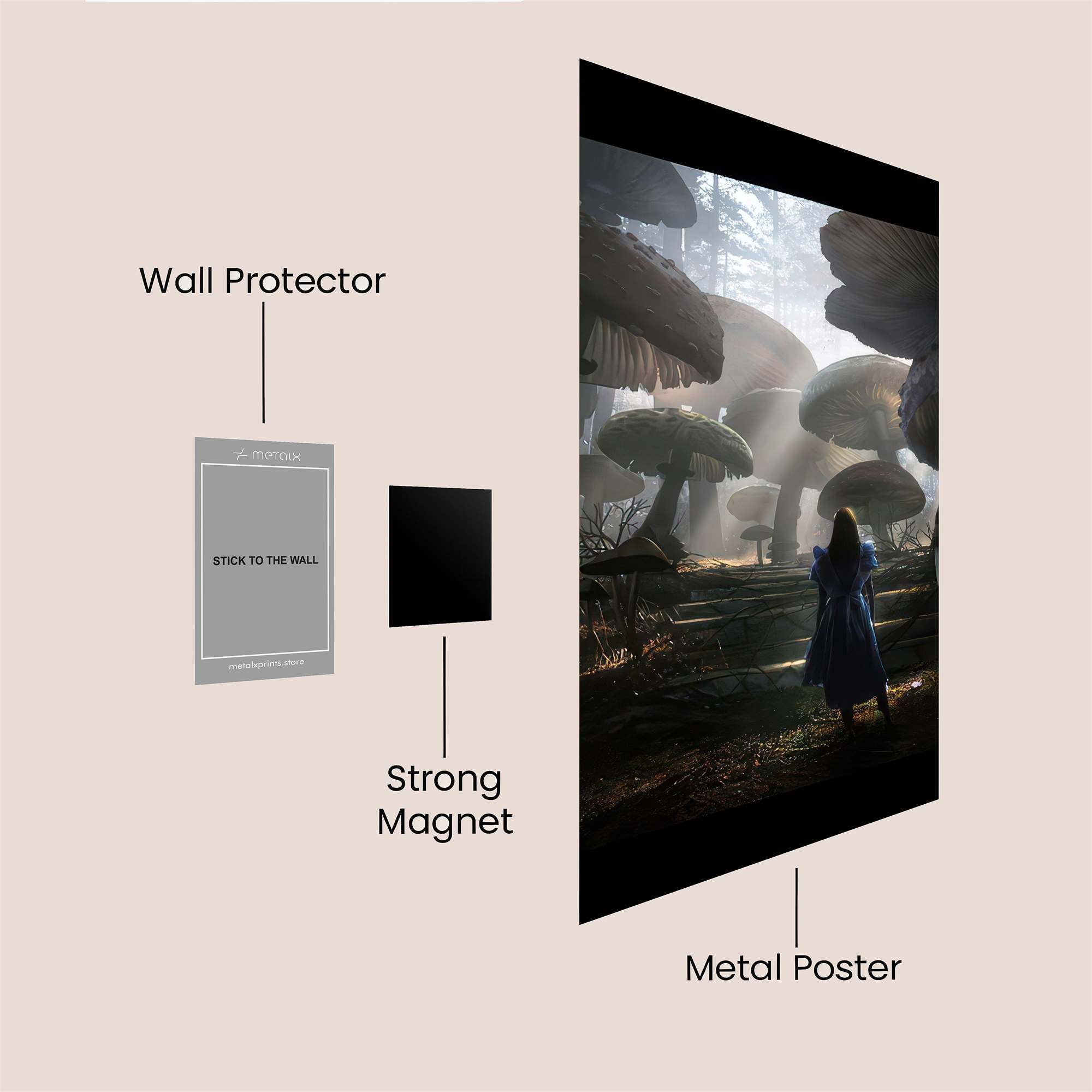 Alice Enigmatic Safe Wall Magnetic / M