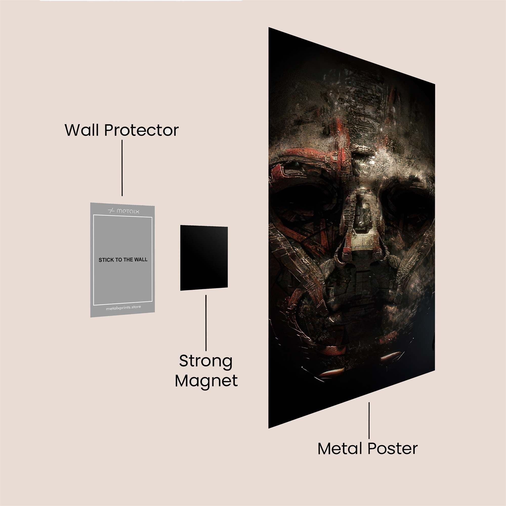 Nemesis Gloom Safe Wall Magnetic / M