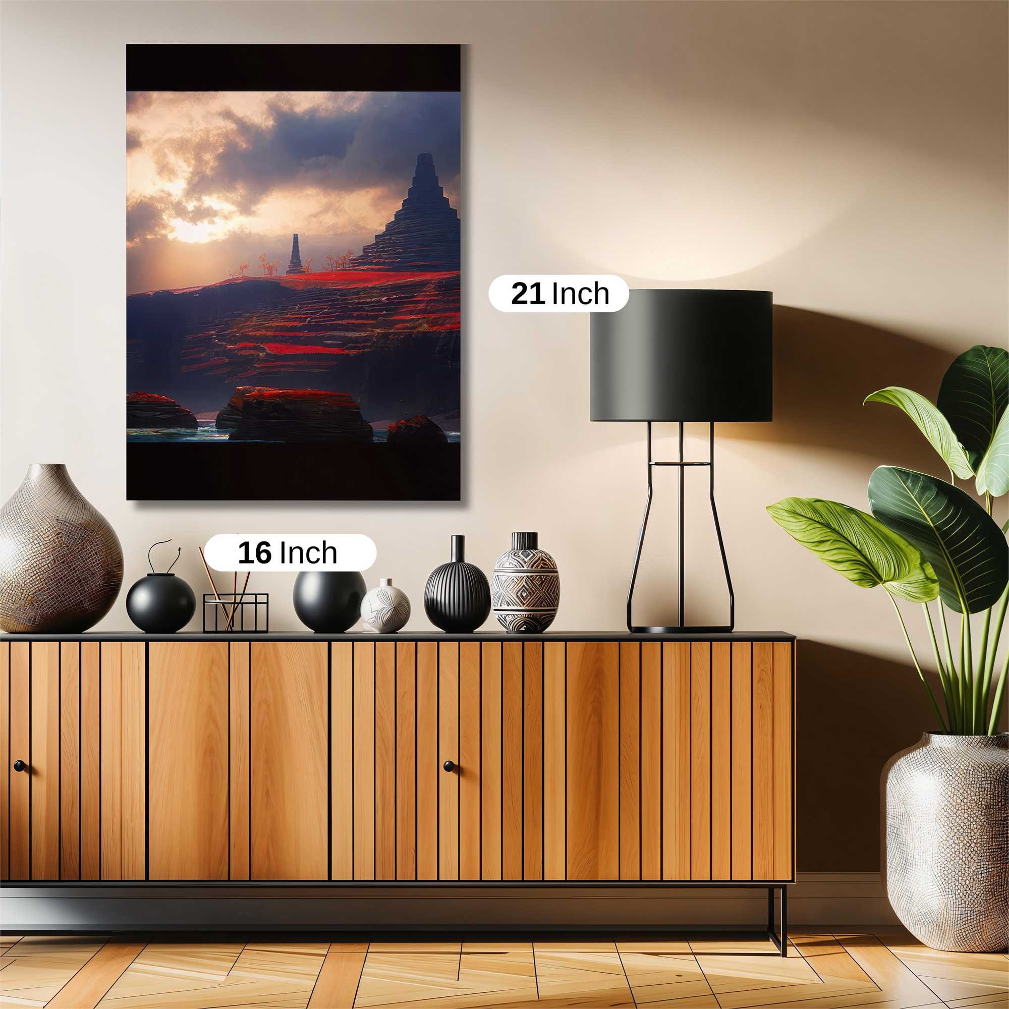 Pyramid Serenity Safe Wall Magnetic / M