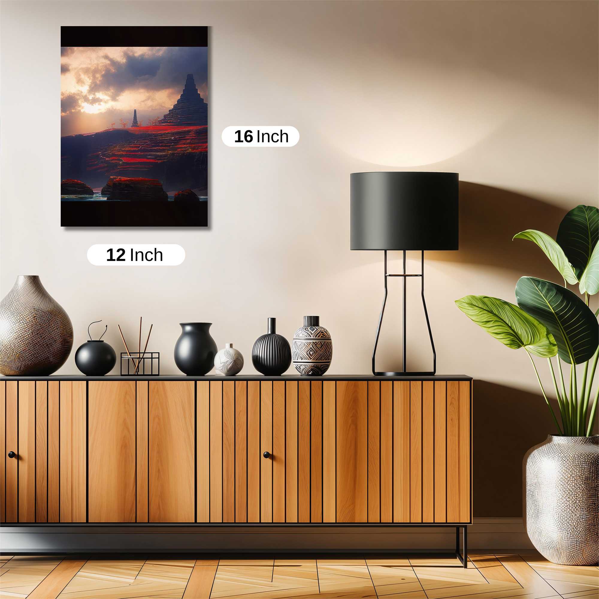 Pyramid Serenity Safe Wall Magnetic / M