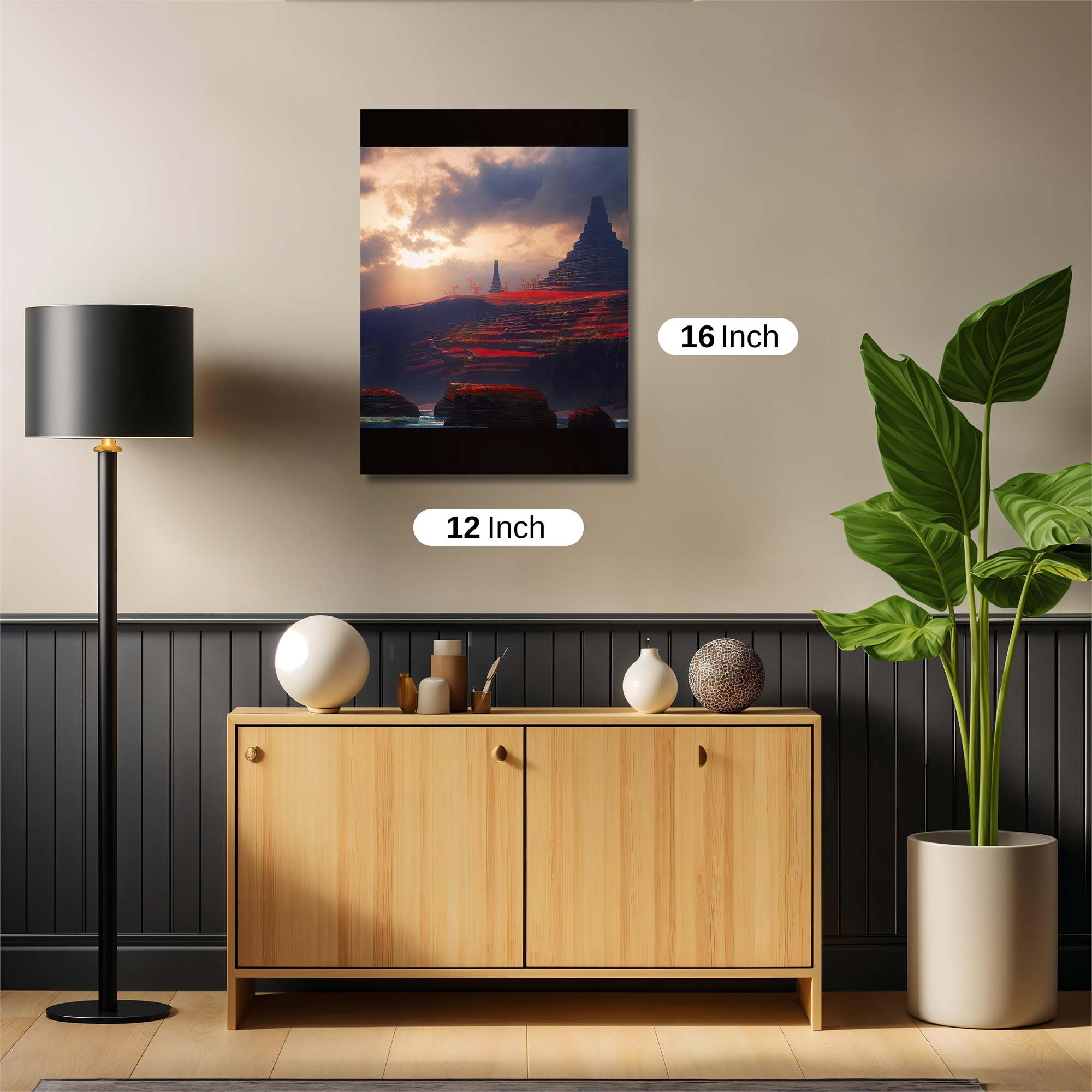 Pyramid Serenity Safe Wall Magnetic / M