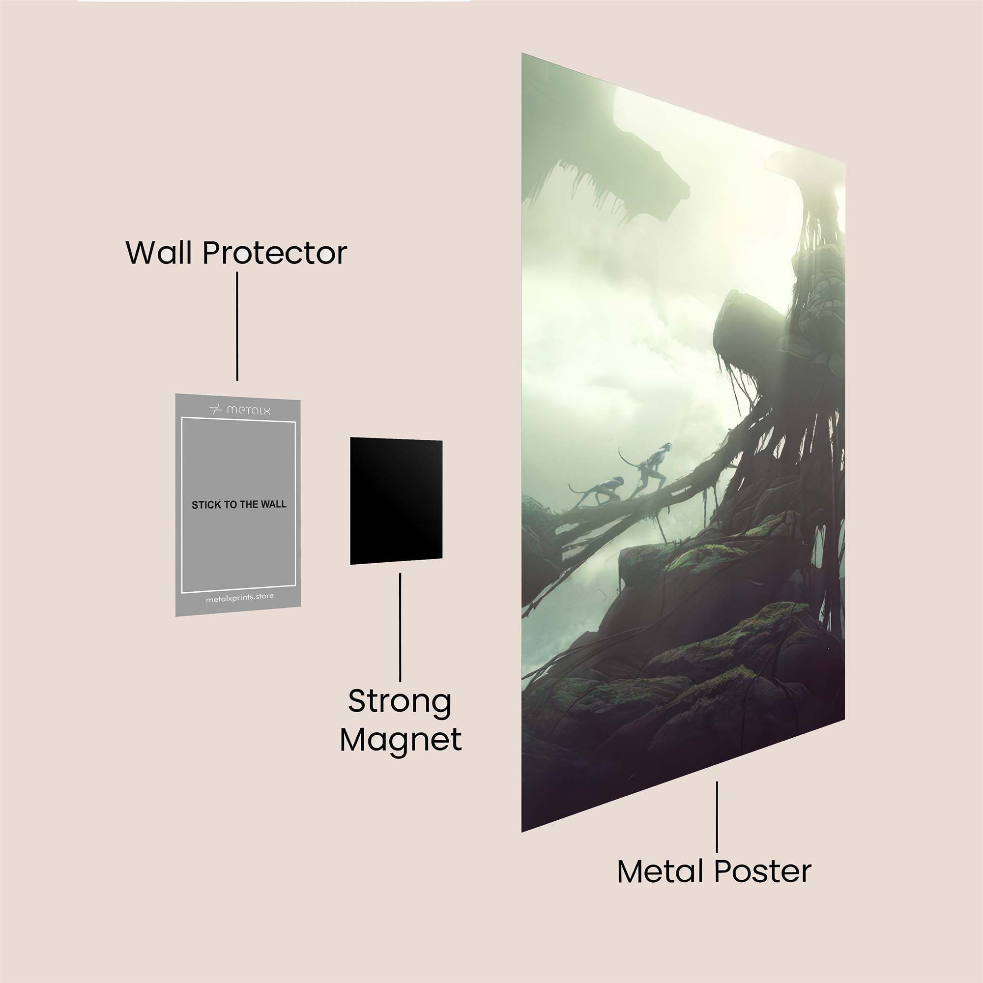 Colossus Despair Safe Wall Magnetic / M