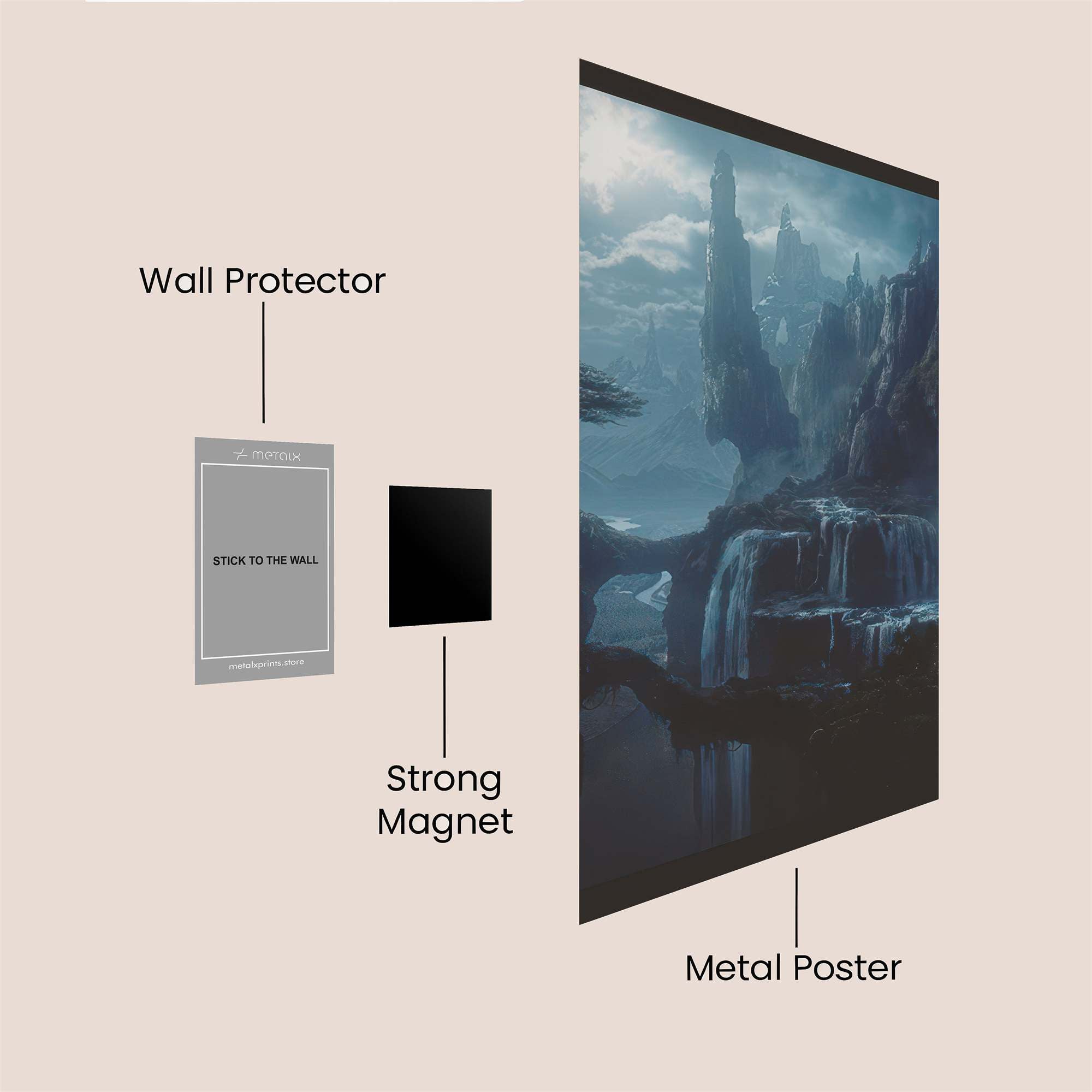 Mystic Serenity Safe Wall Magnetic / M