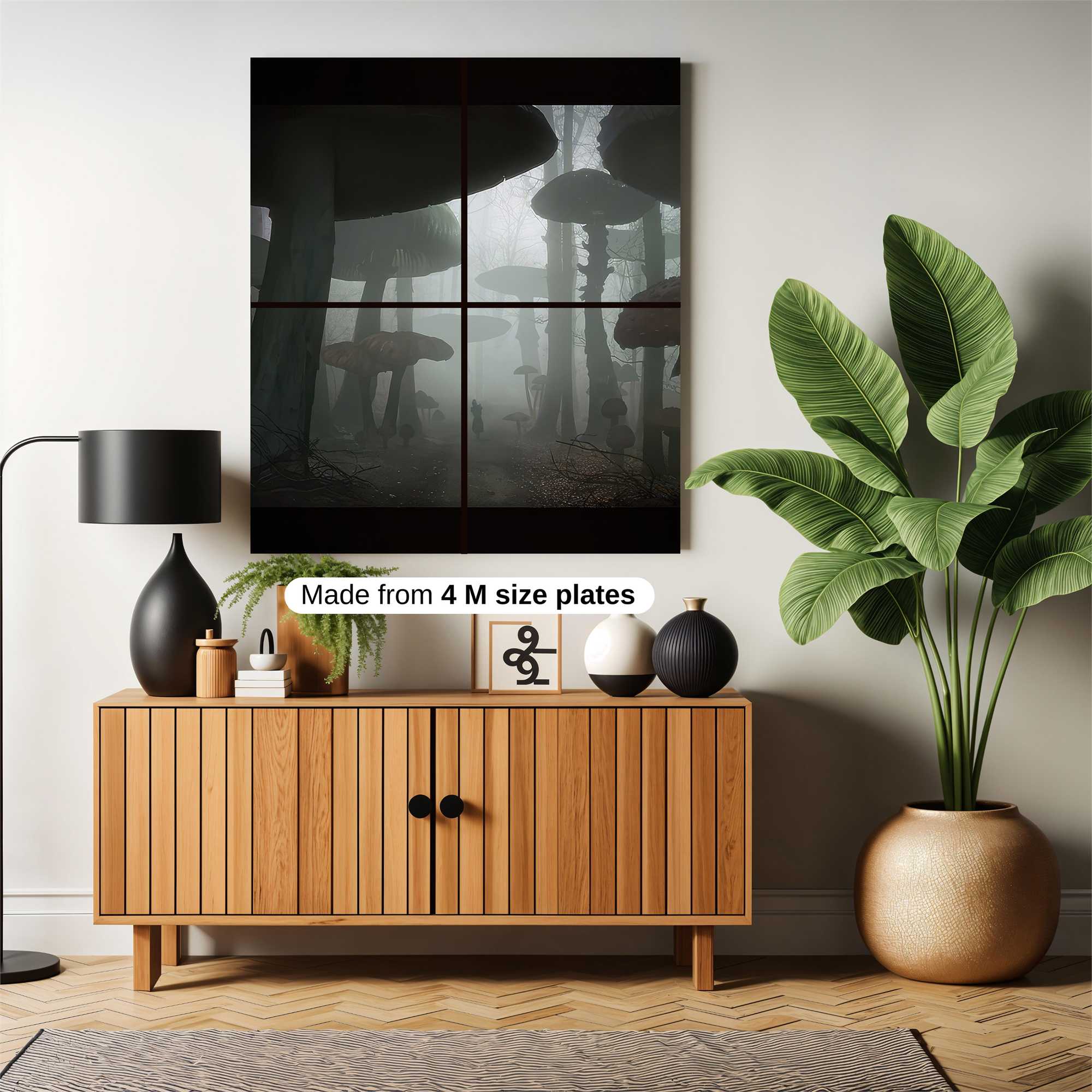 Mushroom Mystique Safe Wall Magnetic / M
