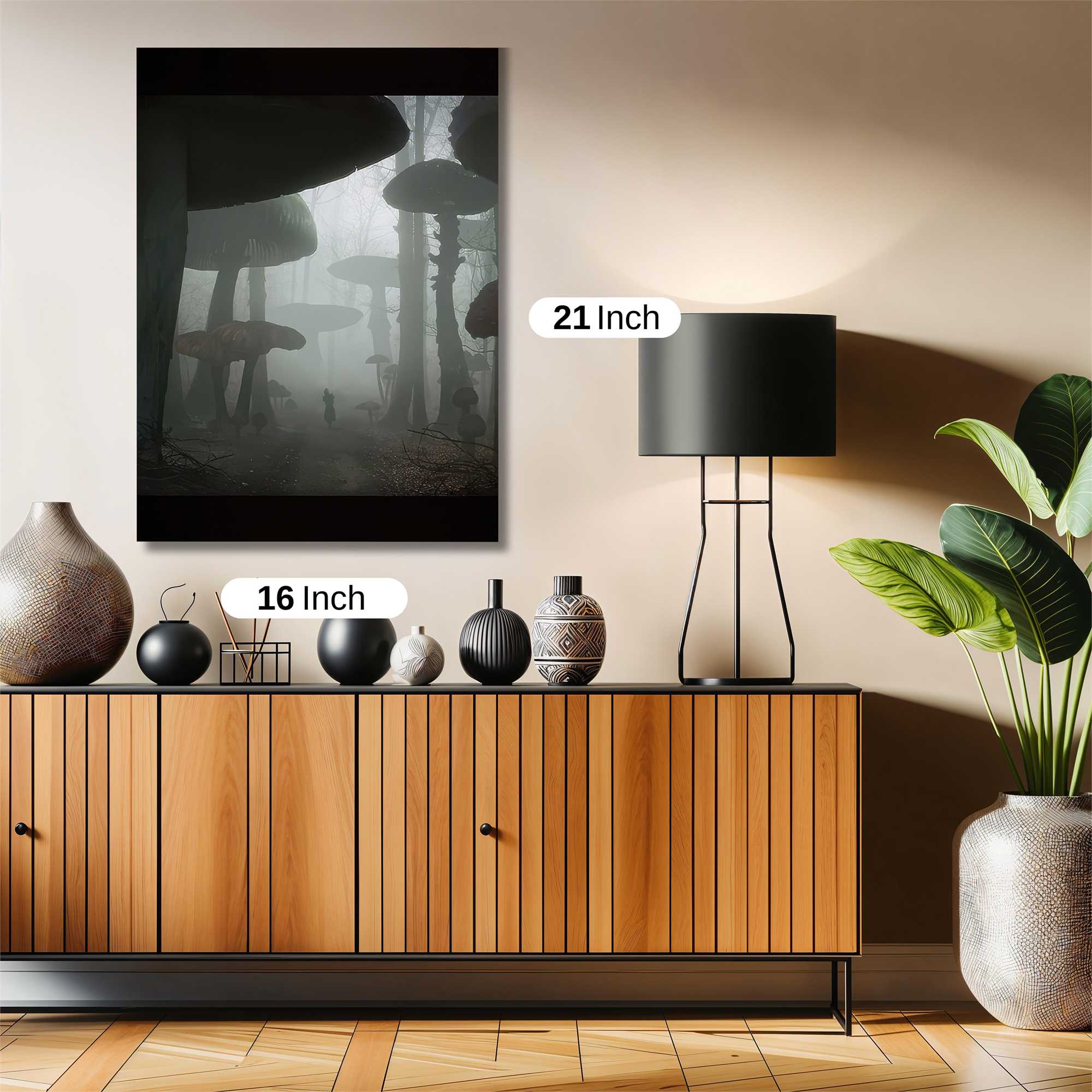 Mushroom Mystique Safe Wall Magnetic / M