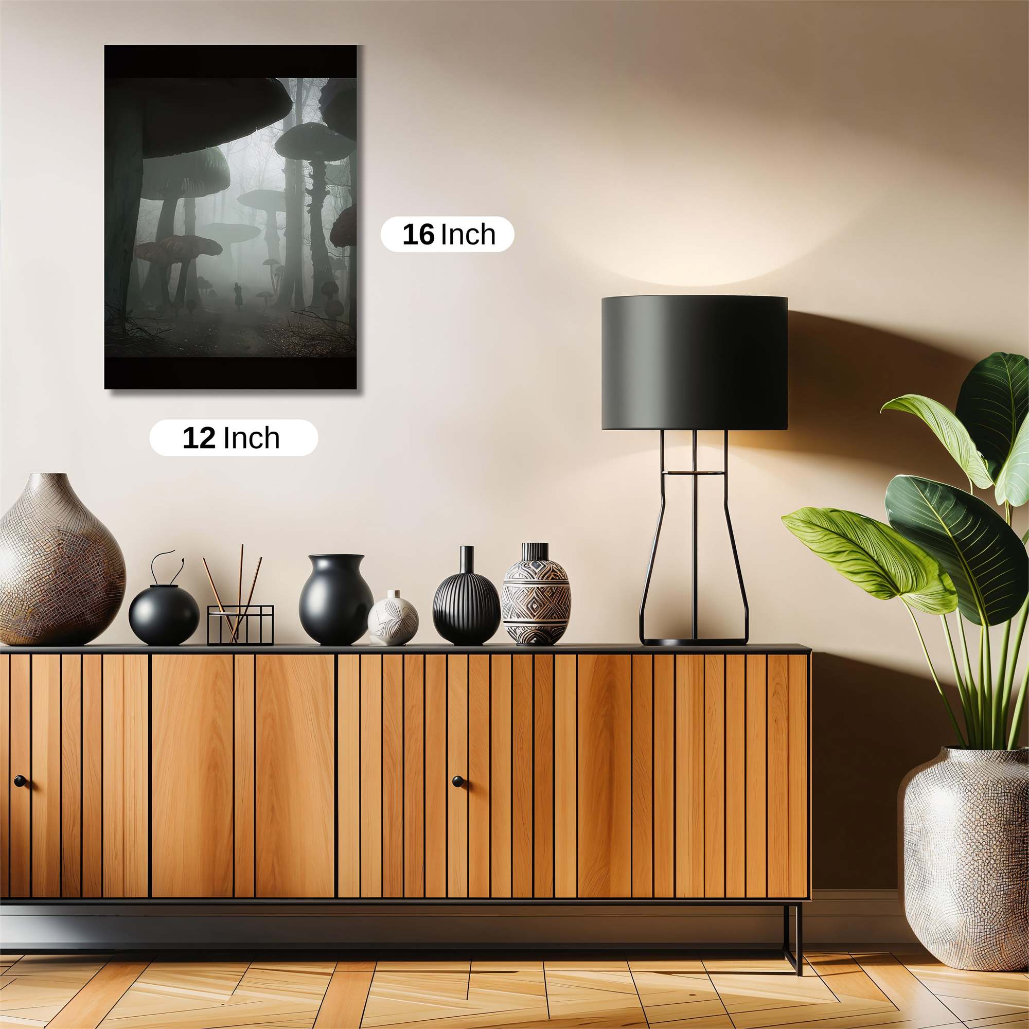 Mushroom Mystique Safe Wall Magnetic / M