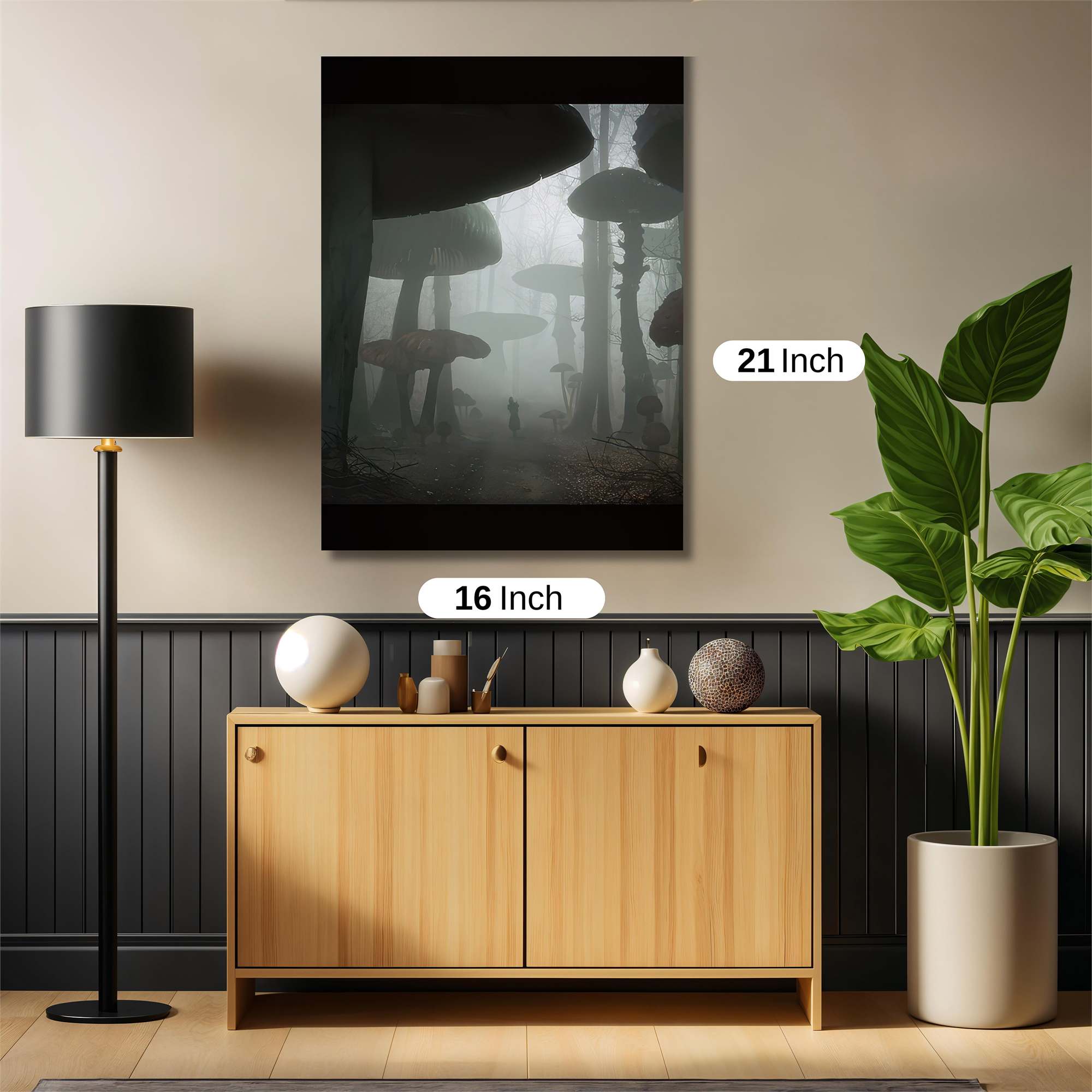Mushroom Mystique Safe Wall Magnetic / M