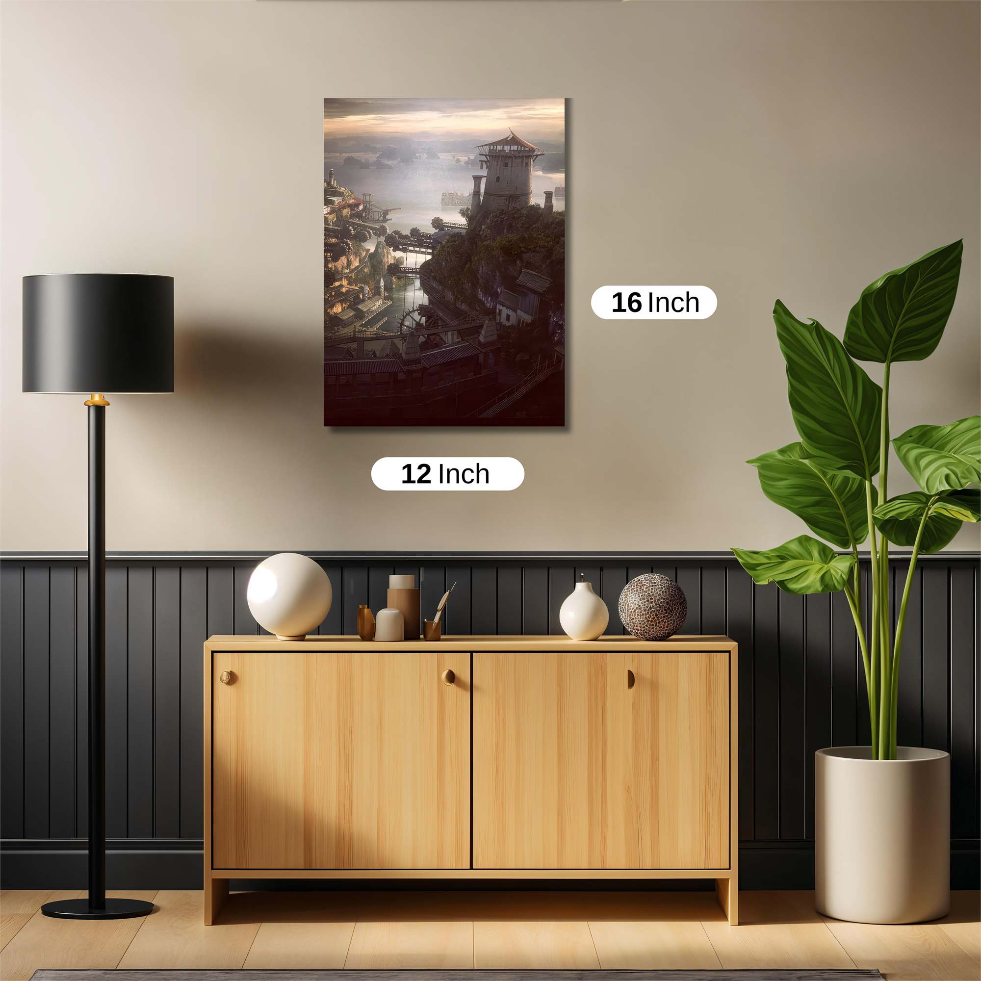 Skyward Tranquility Safe Wall Magnetic / M