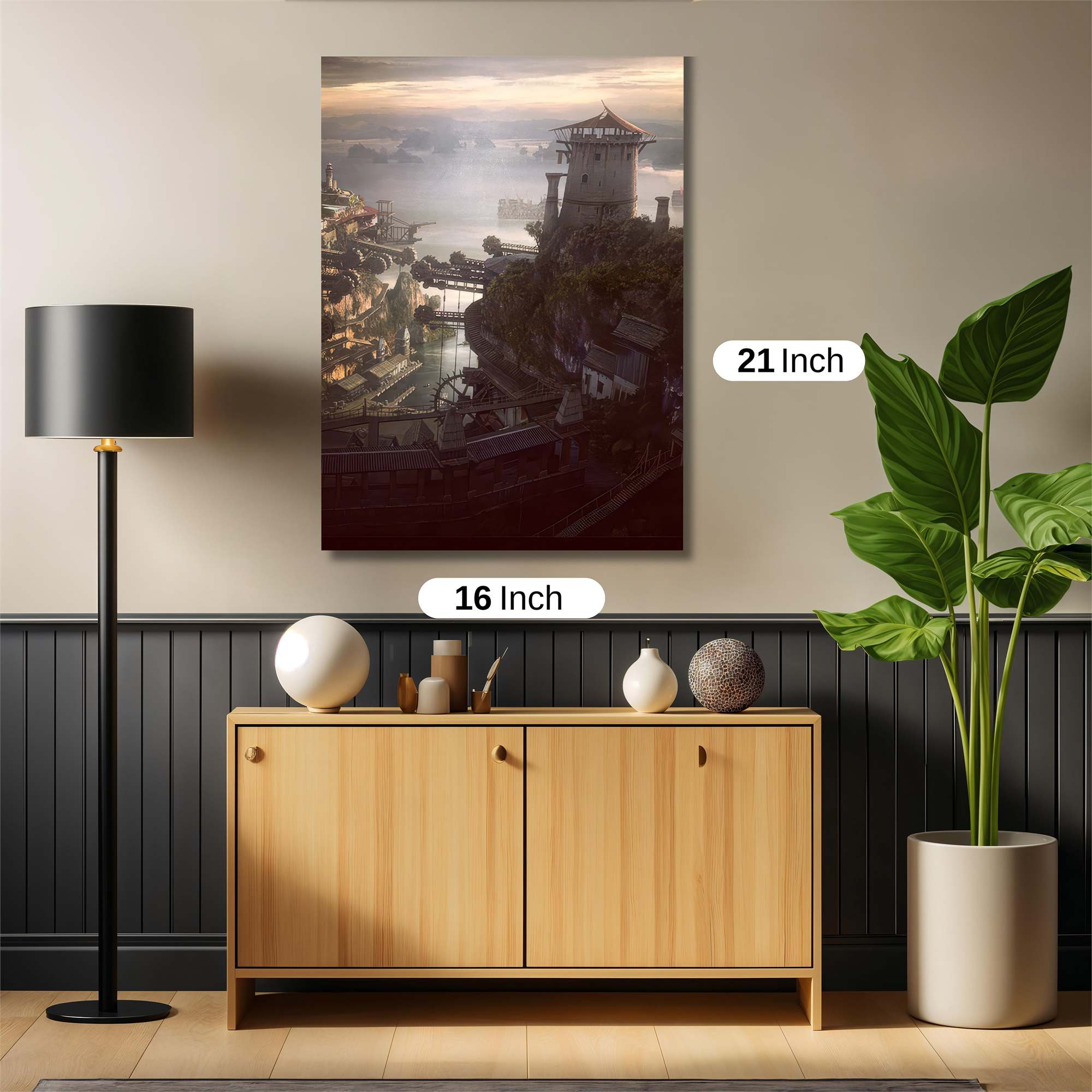 Skyward Tranquility Safe Wall Magnetic / M