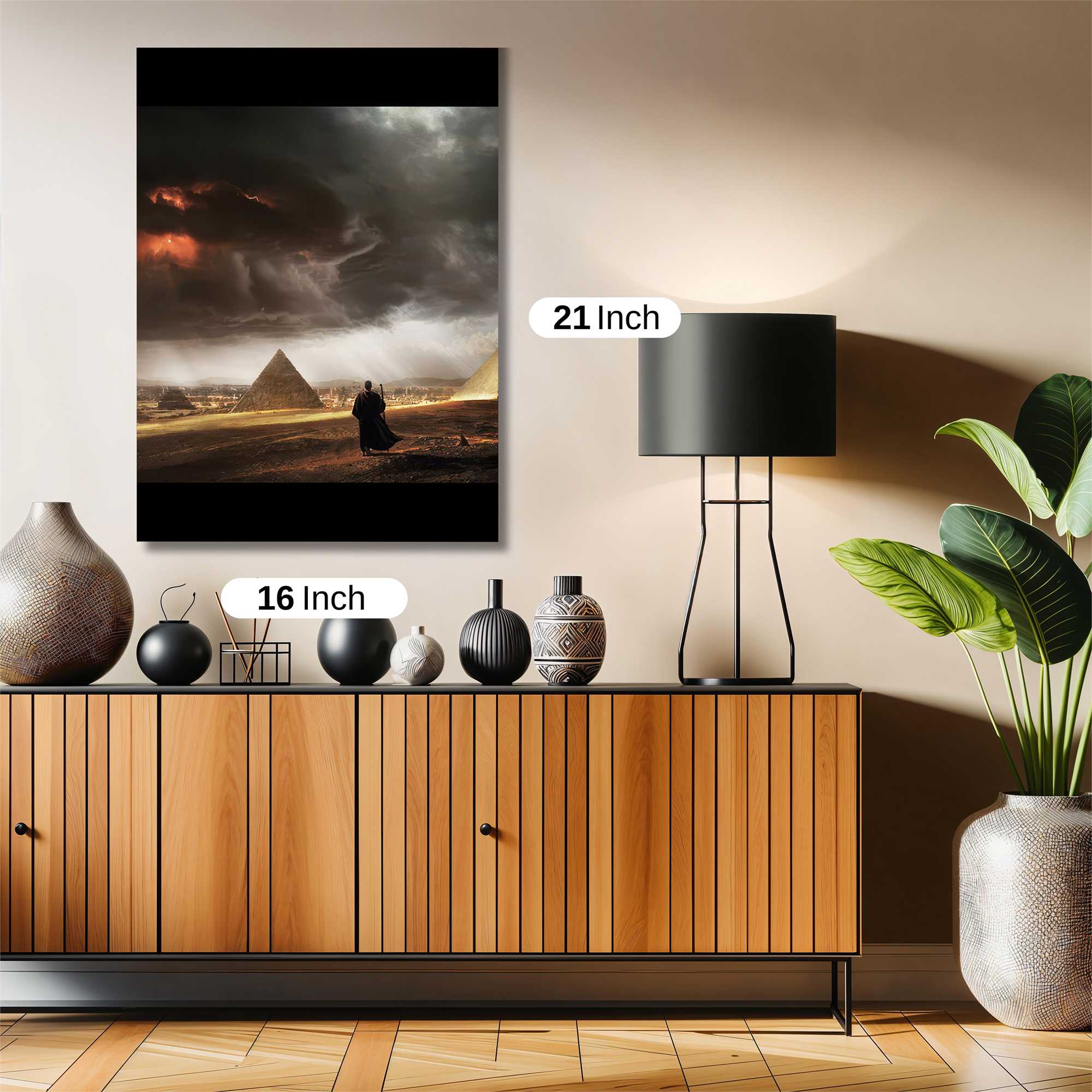 Pyramid Apocalypse Safe Wall Magnetic / M