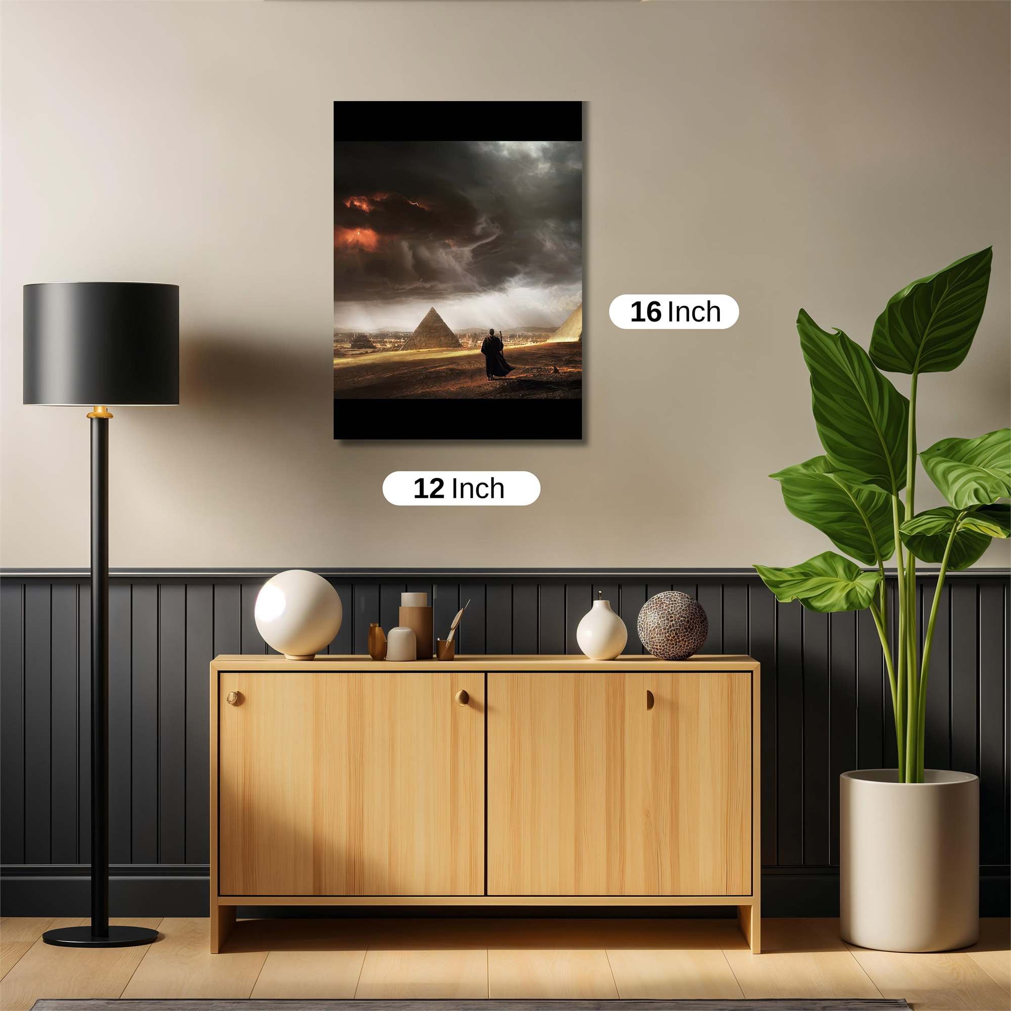 Pyramid Apocalypse Safe Wall Magnetic / M