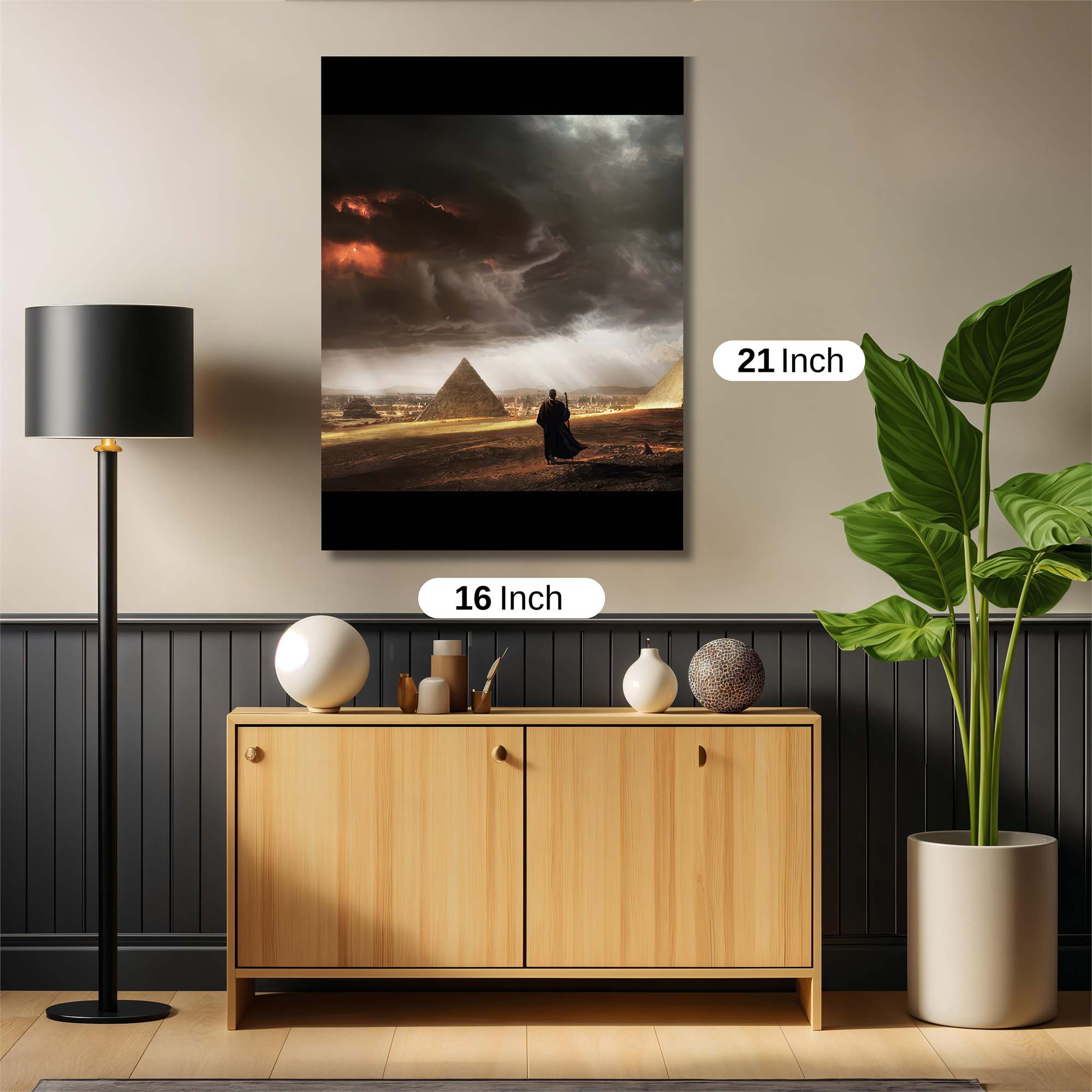 Pyramid Apocalypse Safe Wall Magnetic / M