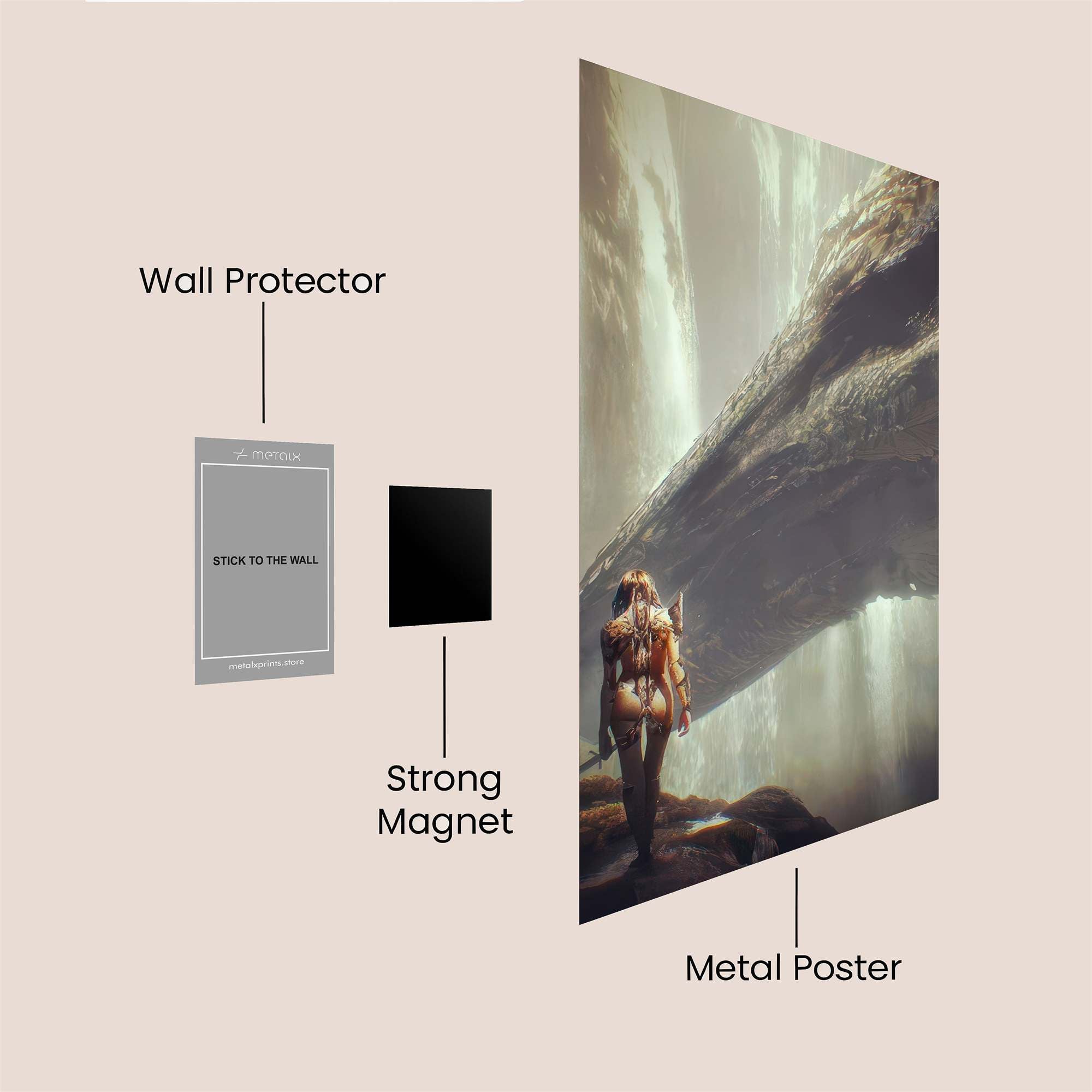 Leviathan Awe Safe Wall Magnetic / M