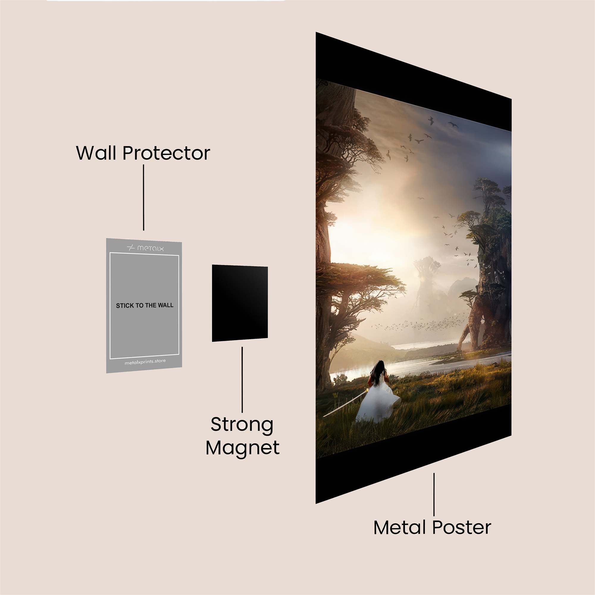 Mystic Dawn Safe Wall Magnetic / M