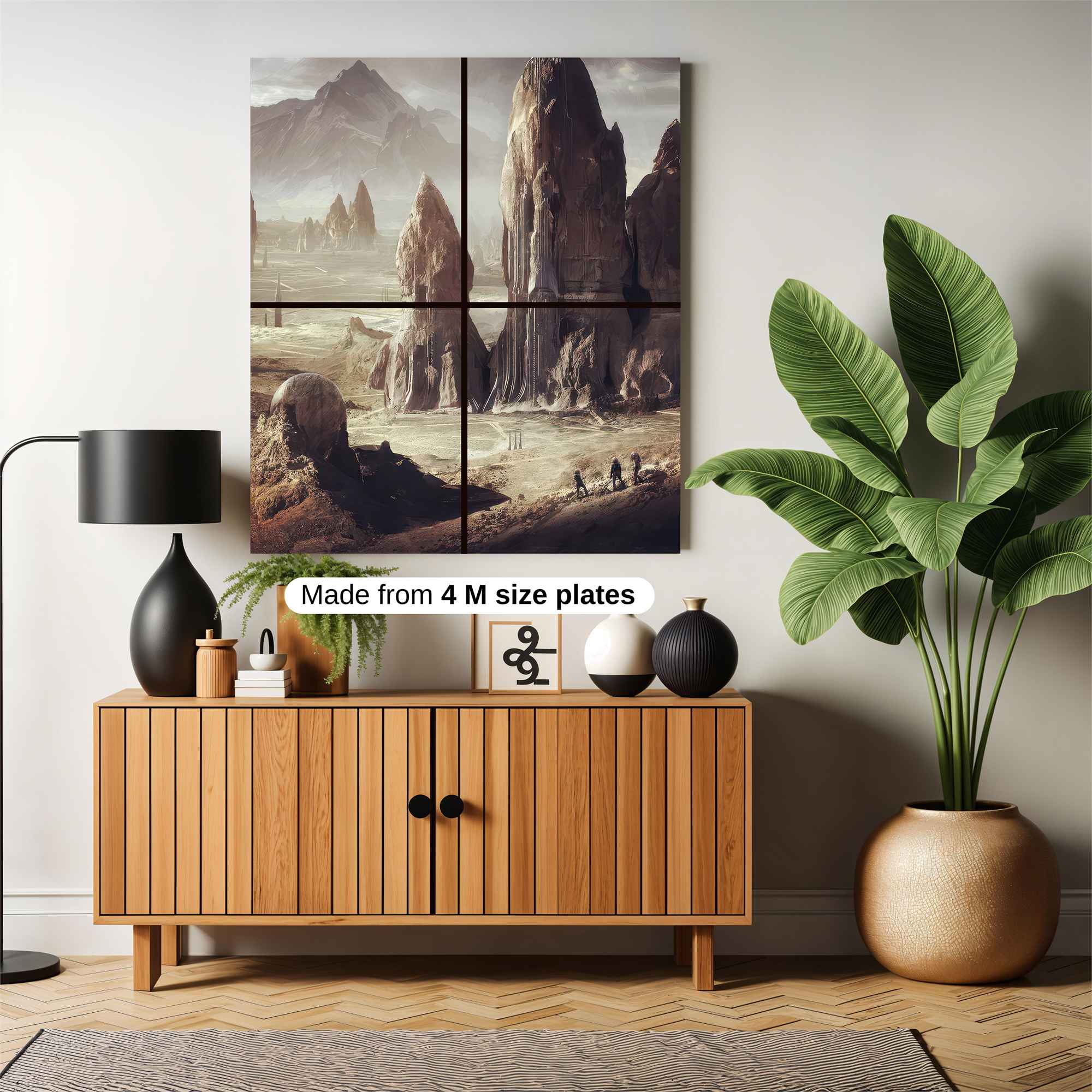 Suburban Serenity Safe Wall Magnetic / M