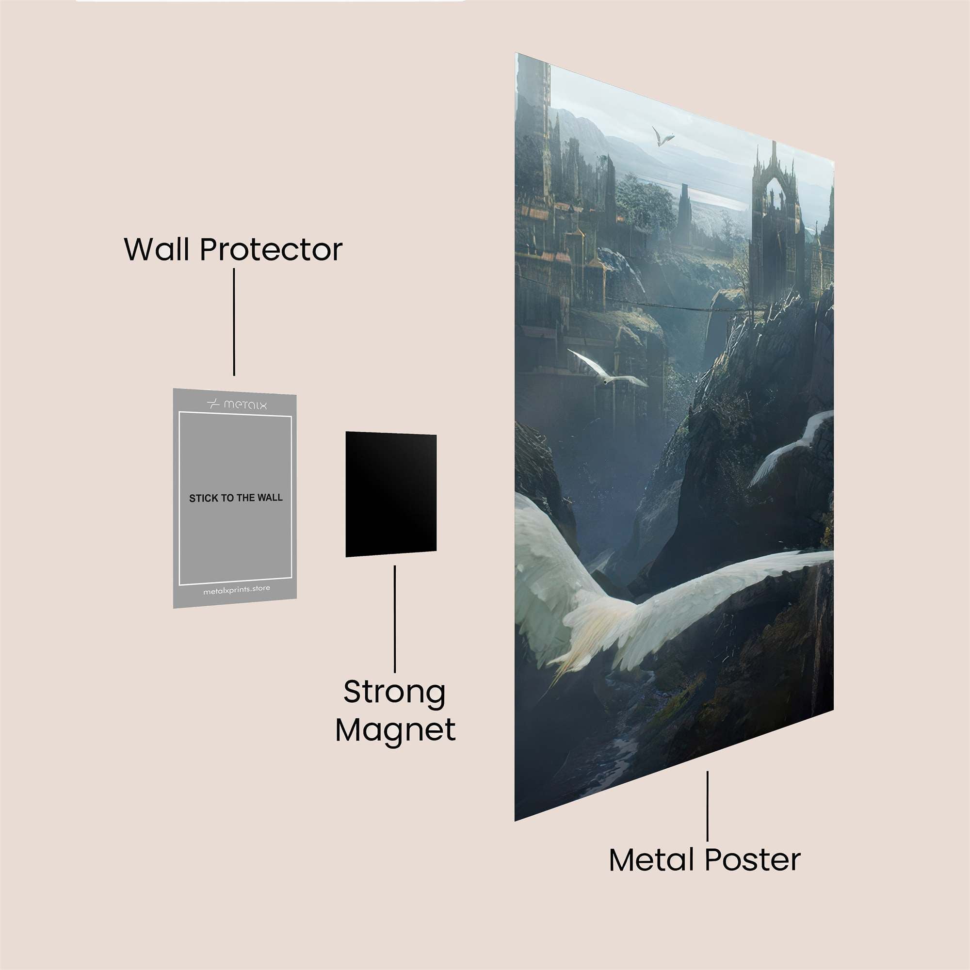 Gondor Serenity Safe Wall Magnetic / M