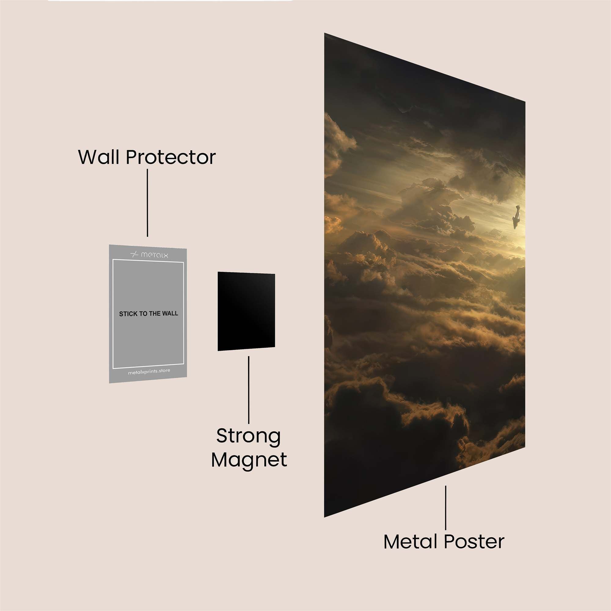 Mountain Serenity Safe Wall Magnetic / M