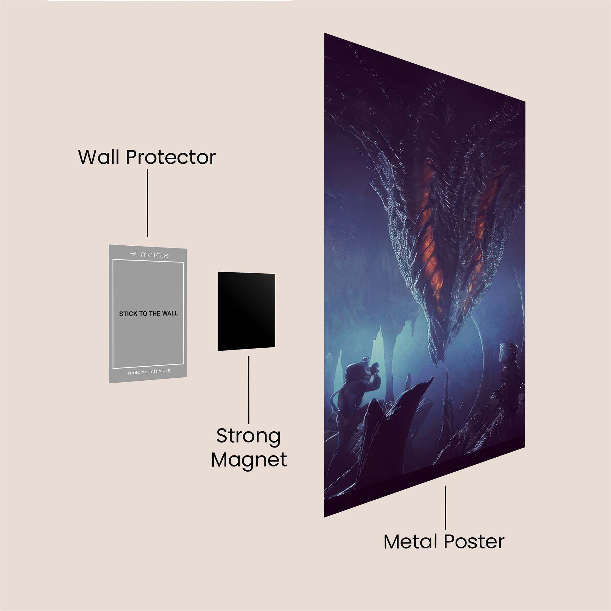 Dragon Dread Safe Wall Magnetic / M