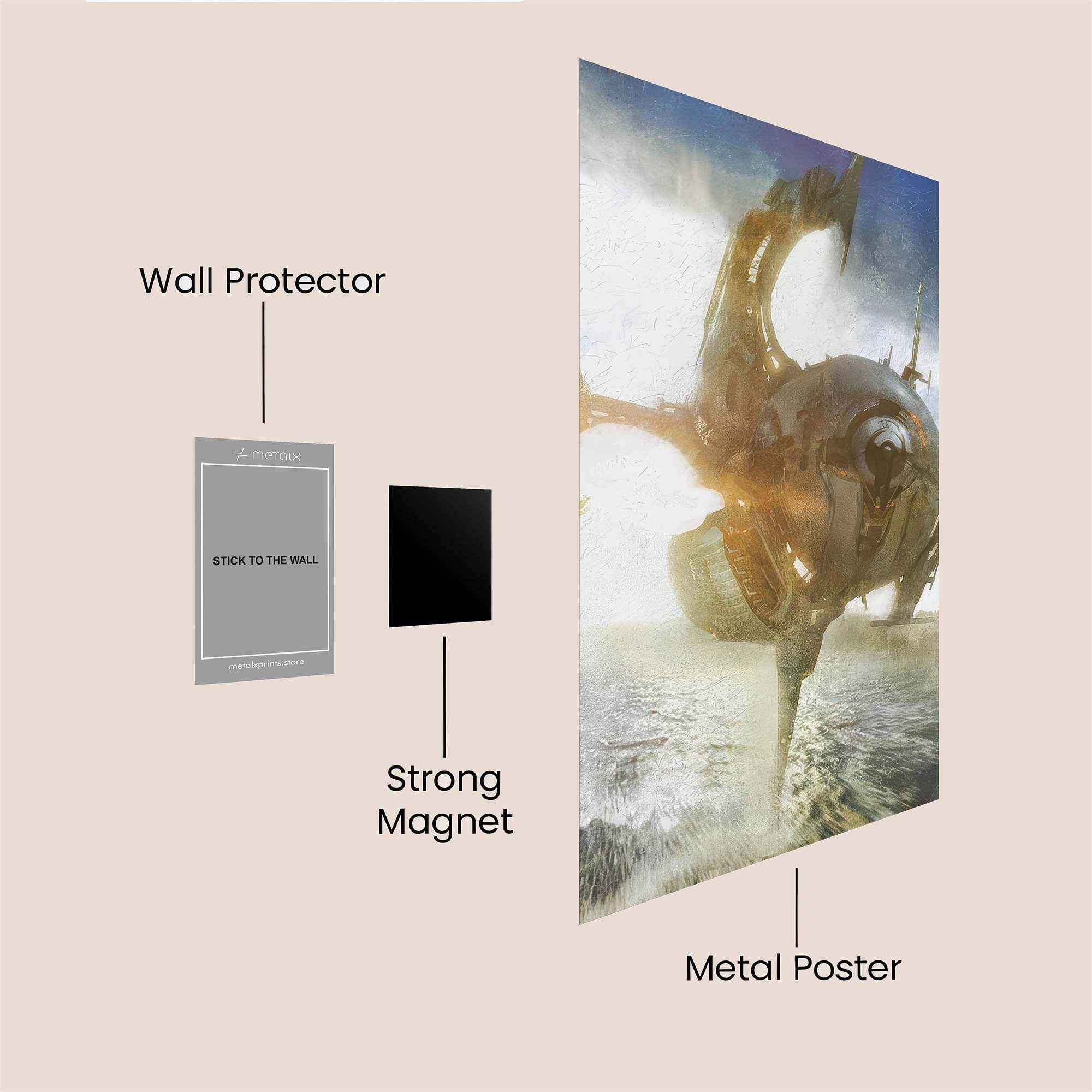 Fuji Serenity Safe Wall Magnetic / M