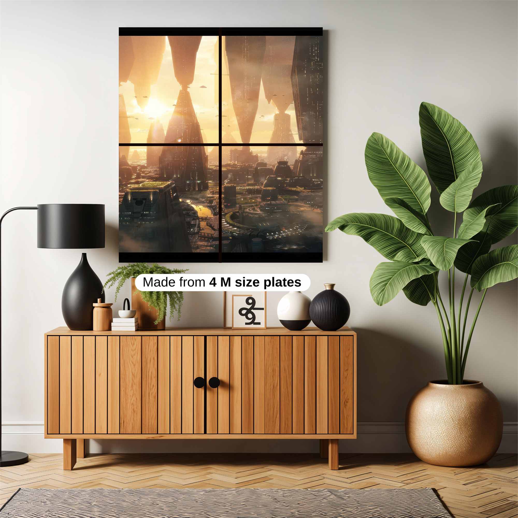 Coruscant Dreamscape Safe Wall Magnetic / M