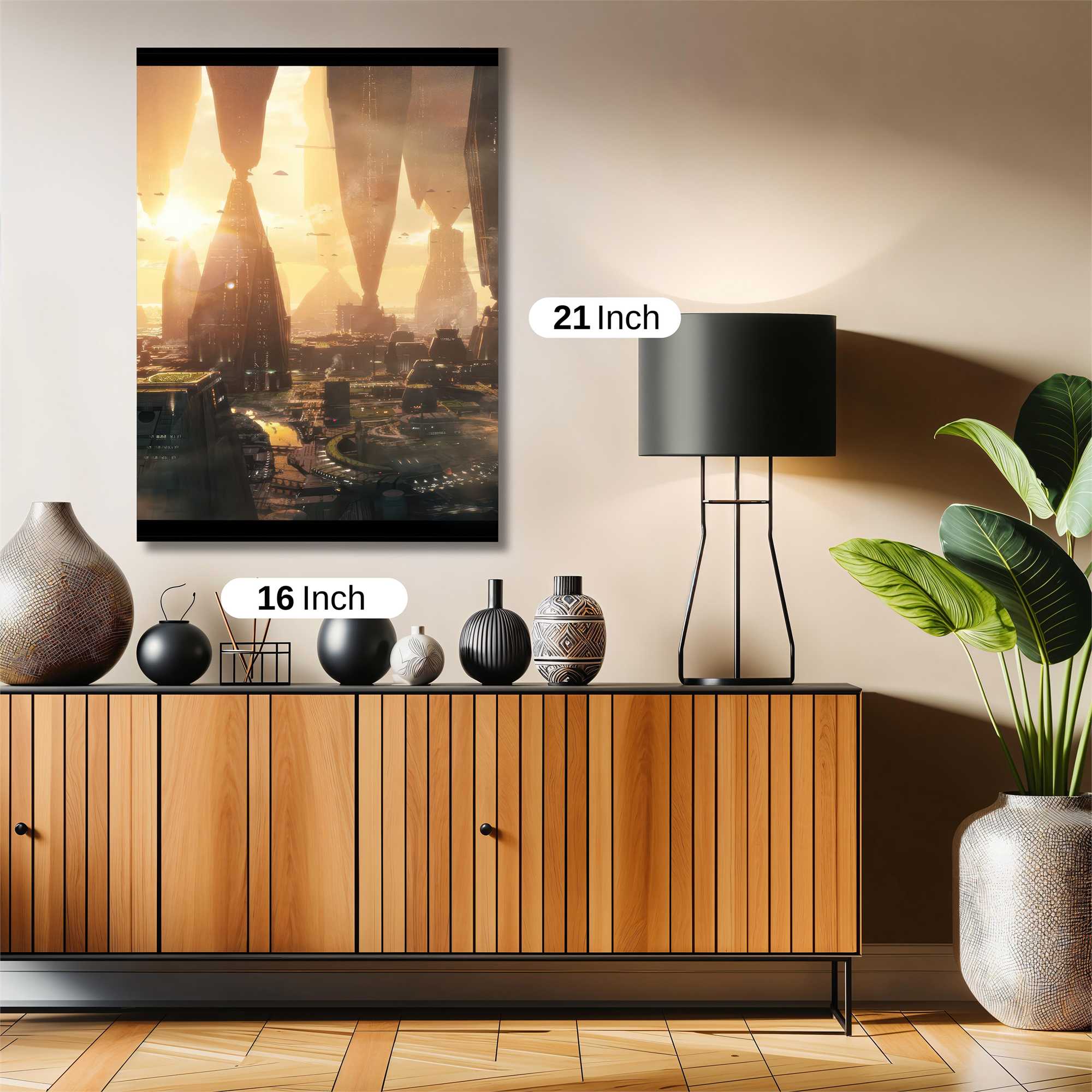 Coruscant Dreamscape Safe Wall Magnetic / M